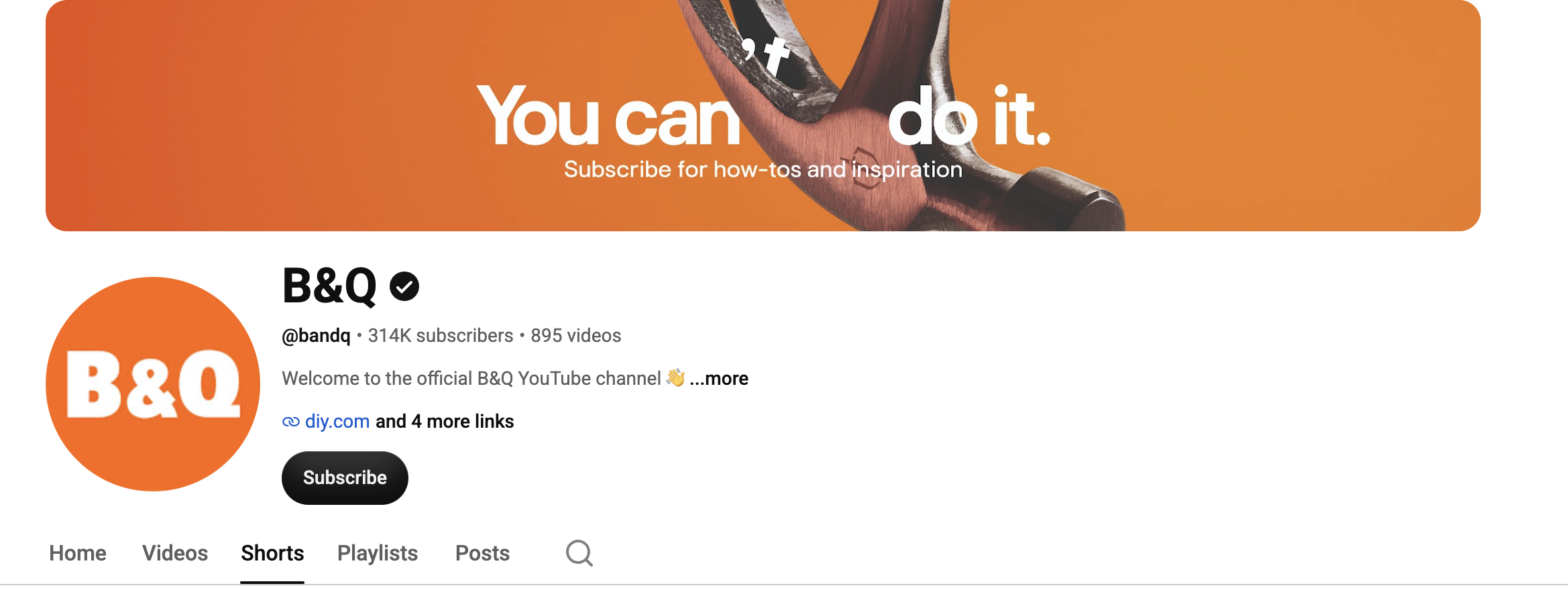 B&Q Navigate Video Client YouTube channel