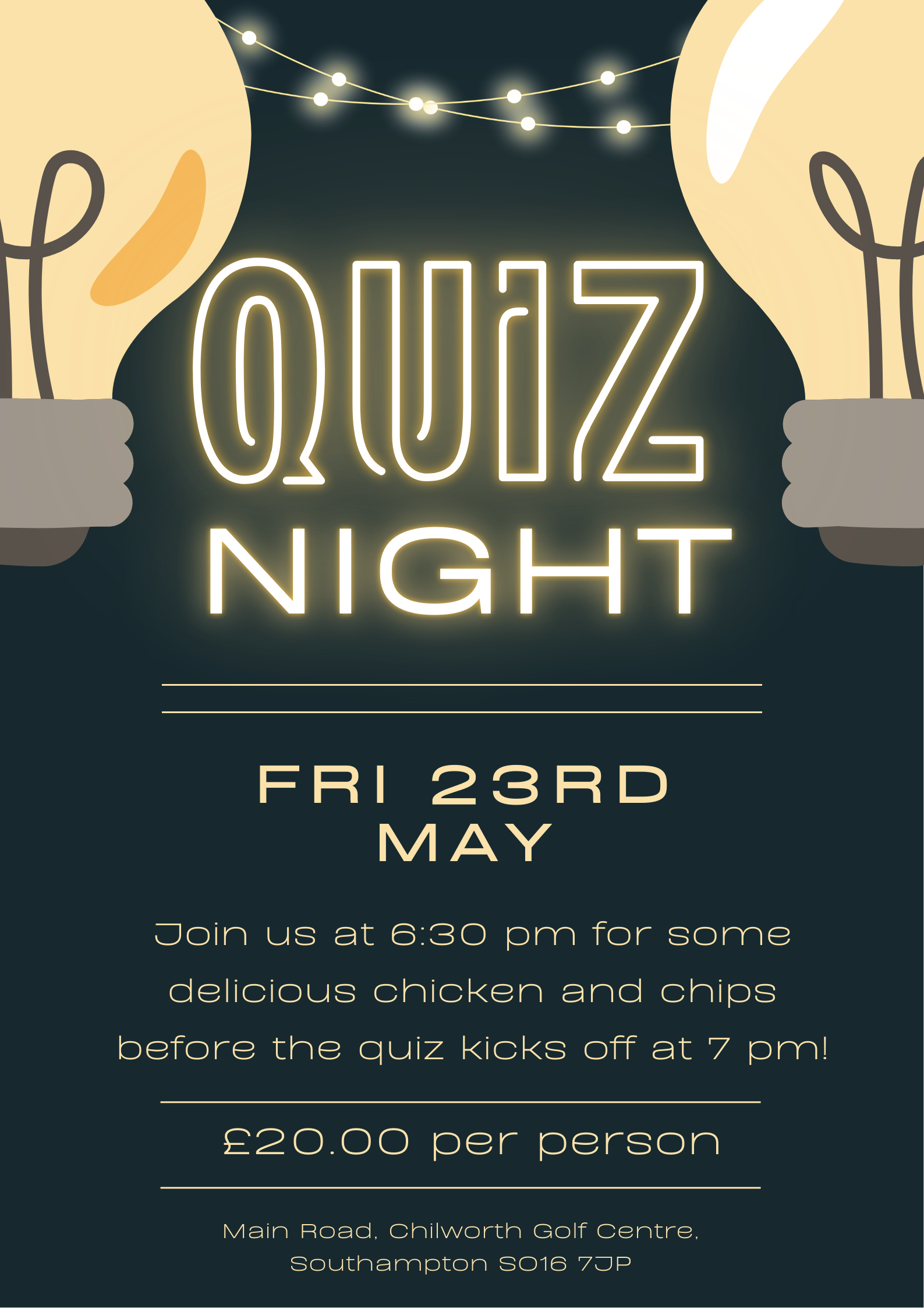 Prepare for a night of trivia triumph! Quiz Night returns! 