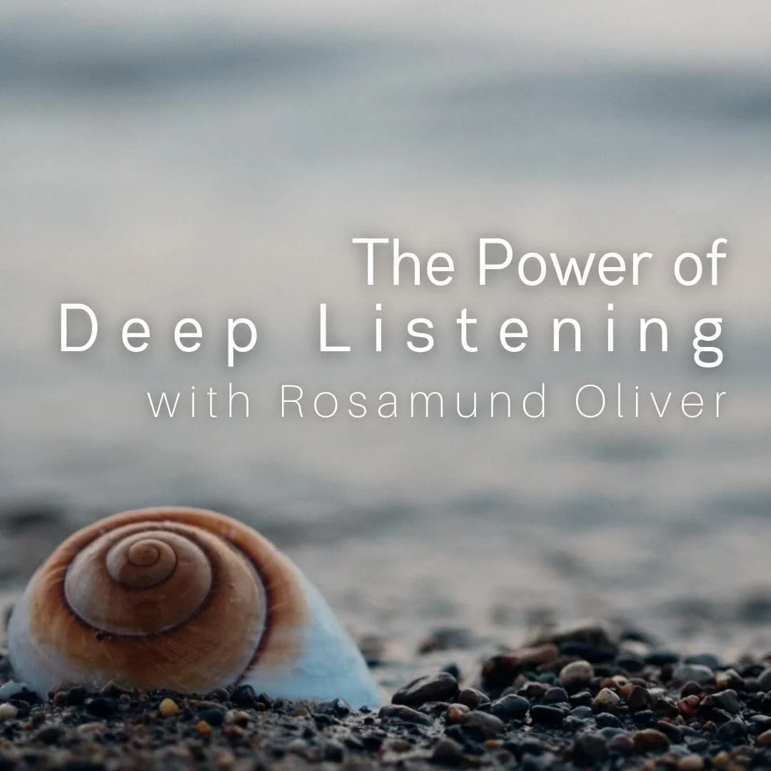 A short experiential online workshop exploring how the embodied listener applies the skills of compassion and awareness. Oct 9th.  Link in bio.
This is a full introduction to the powerful method of Deep Listening. This method provides a safe, open s