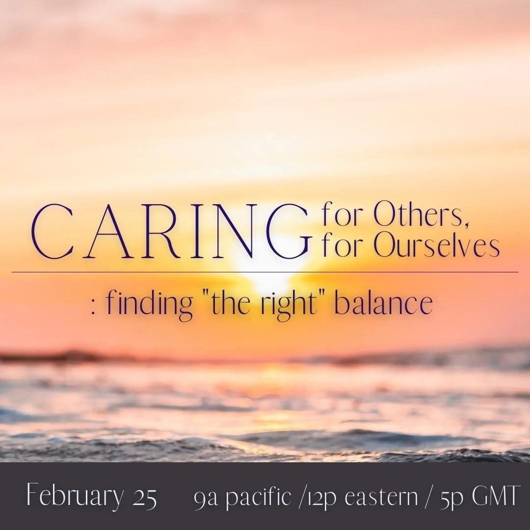 Registration in bio. It is hard to sustain our compassion in day-to-day caregiving. We can lose perspective, feel overwhelmed, isolated, disheartened and get exhausted. It is easy to neglect our own needs, and to forget the fact that compassion and c