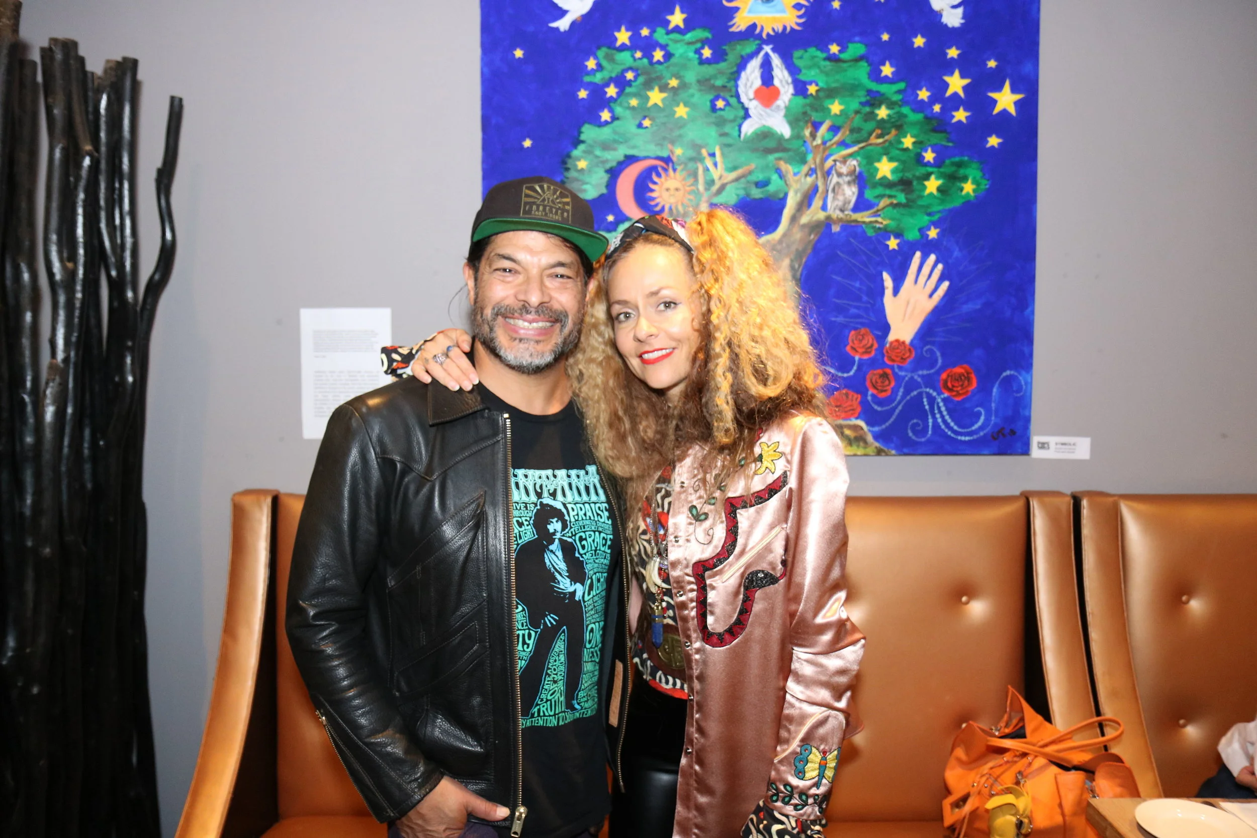 Chloe Trujillo artwork private view at the Karma Sanctum Hotel, London