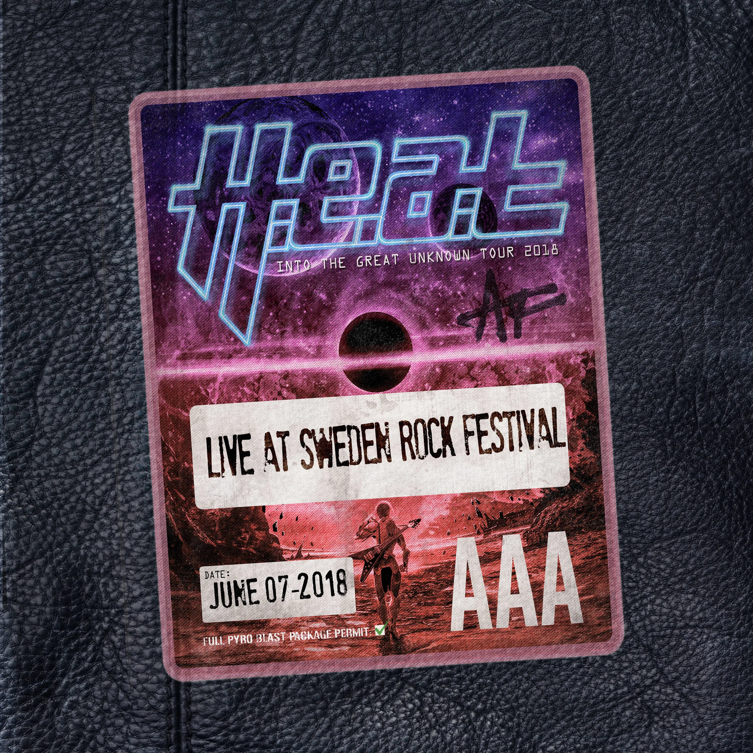 H.E.A.T - “LIVE AT SWEDEN ROCK FESTIVAL” OUT ON JULY 26th , 2019.
