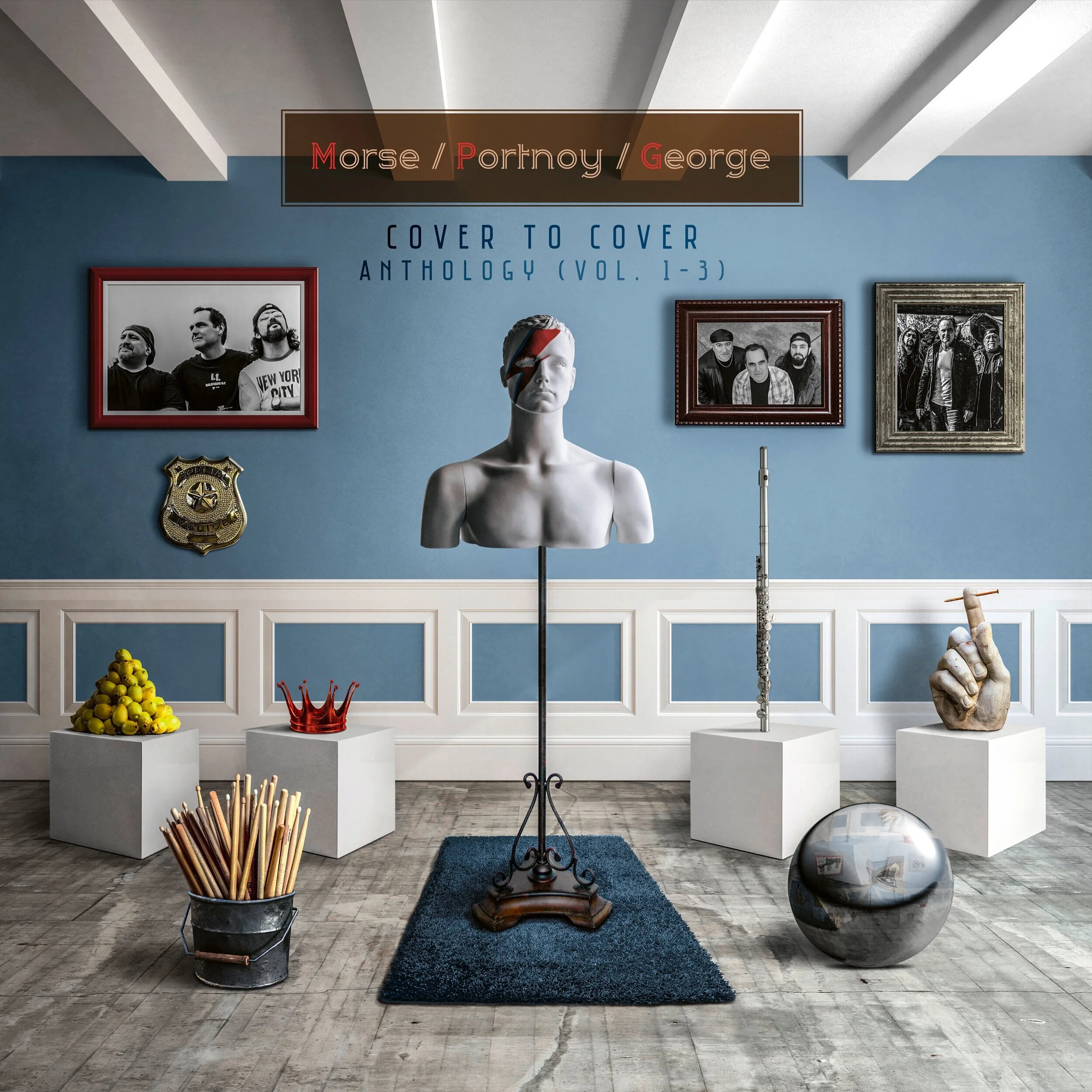 Neal Morse, Mike Portnoy &amp; Randy George announce release of Cov3r To Cov3r.