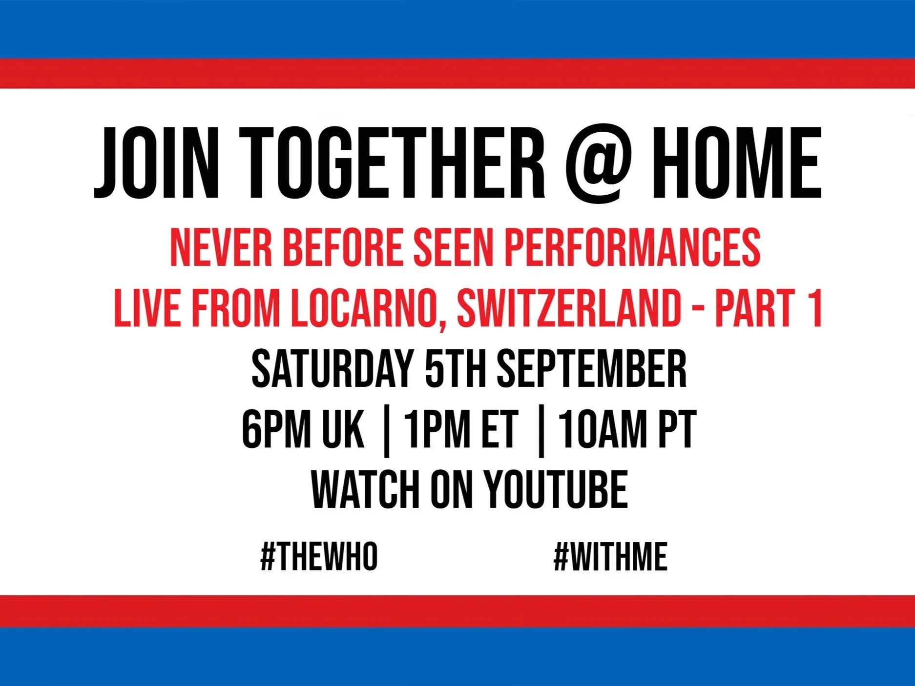 The Who premiere rare stream of Live at Locarno performance