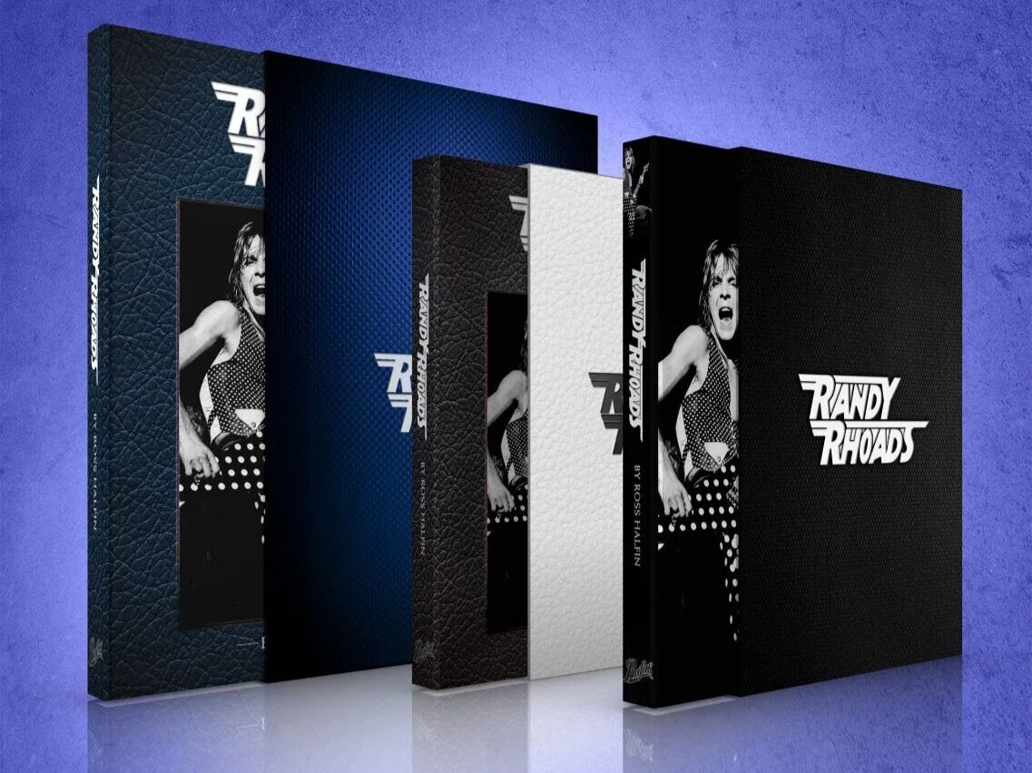 Randy Rhoads by Ross Halfin deluxe photographic book