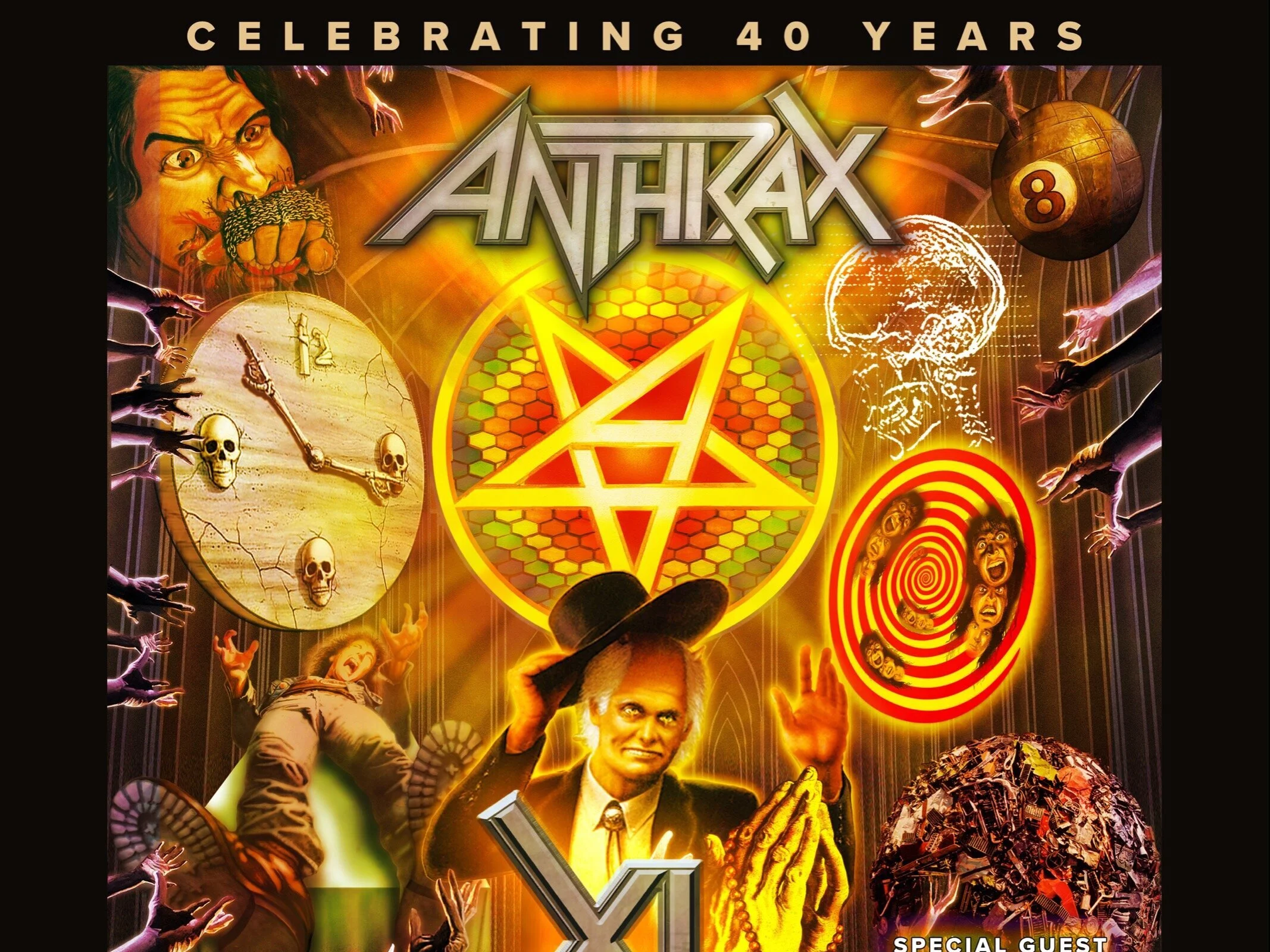 Anthrax announce 40 Year Anniversary 2022 UK Tour