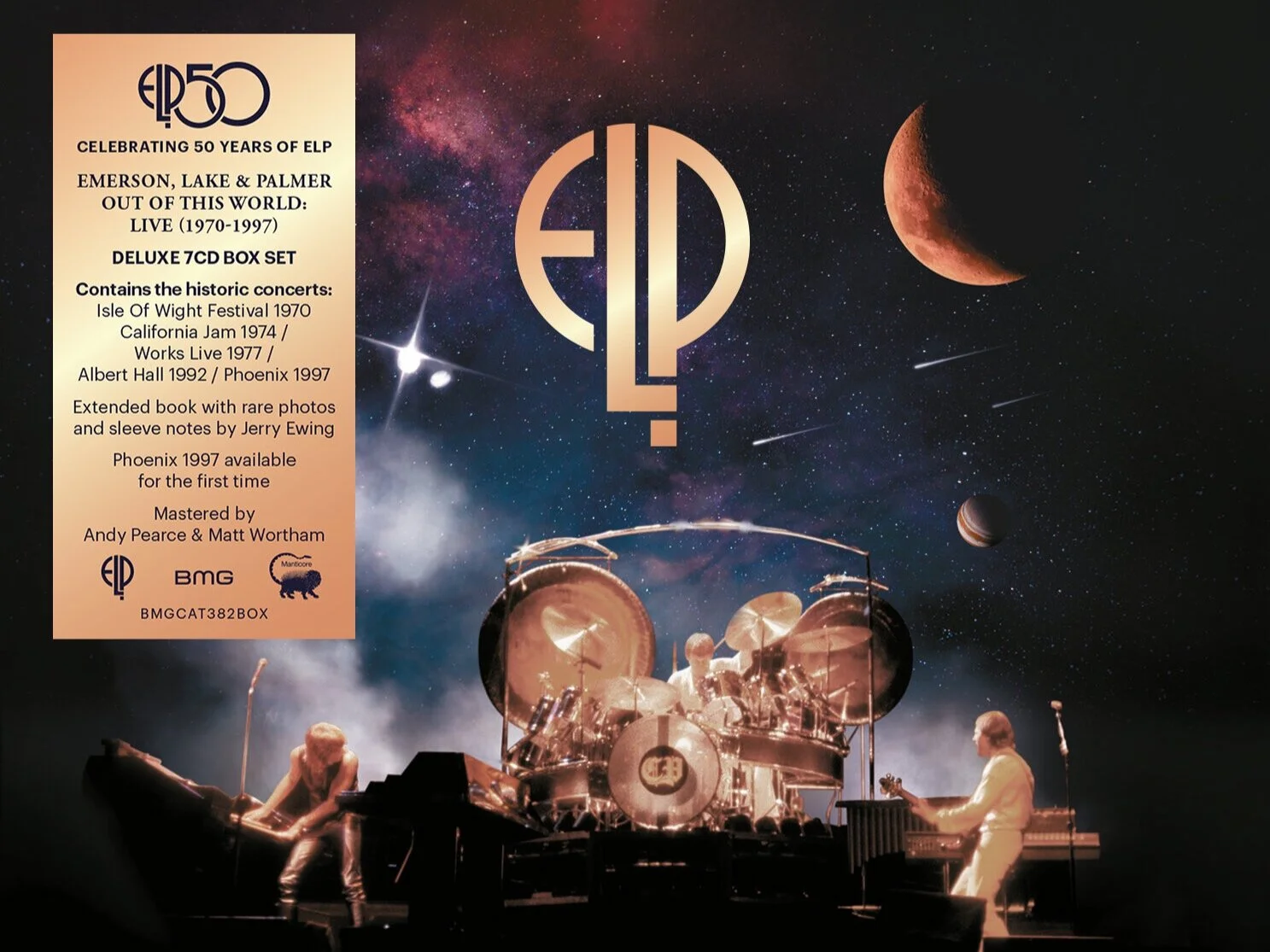 EMERSON, LAKE &amp; PALMER ‘OUT OF THIS WORLD: LIVE (1970-1997)’