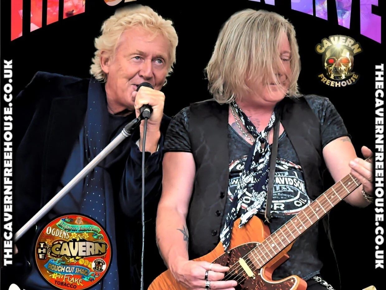 Robert Hart &amp; Dave 'Bucket' Colwell for a legendary night of rock music at The Cavern, Raynes Park 