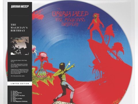 Uriah Heep release picture disc editions of Demons and Wizards &amp; The Magician's Birthday