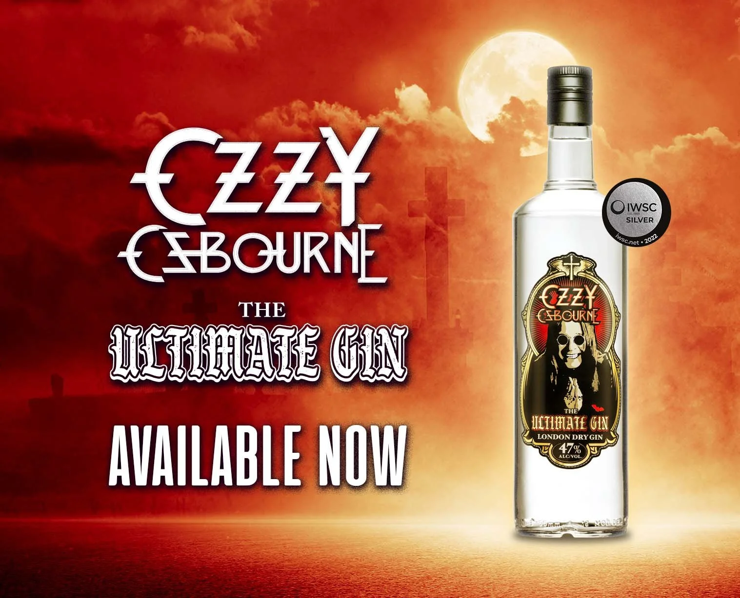 Ozzy Osbourne's The Ultimate Gin Available In The U.K &amp; Europe
