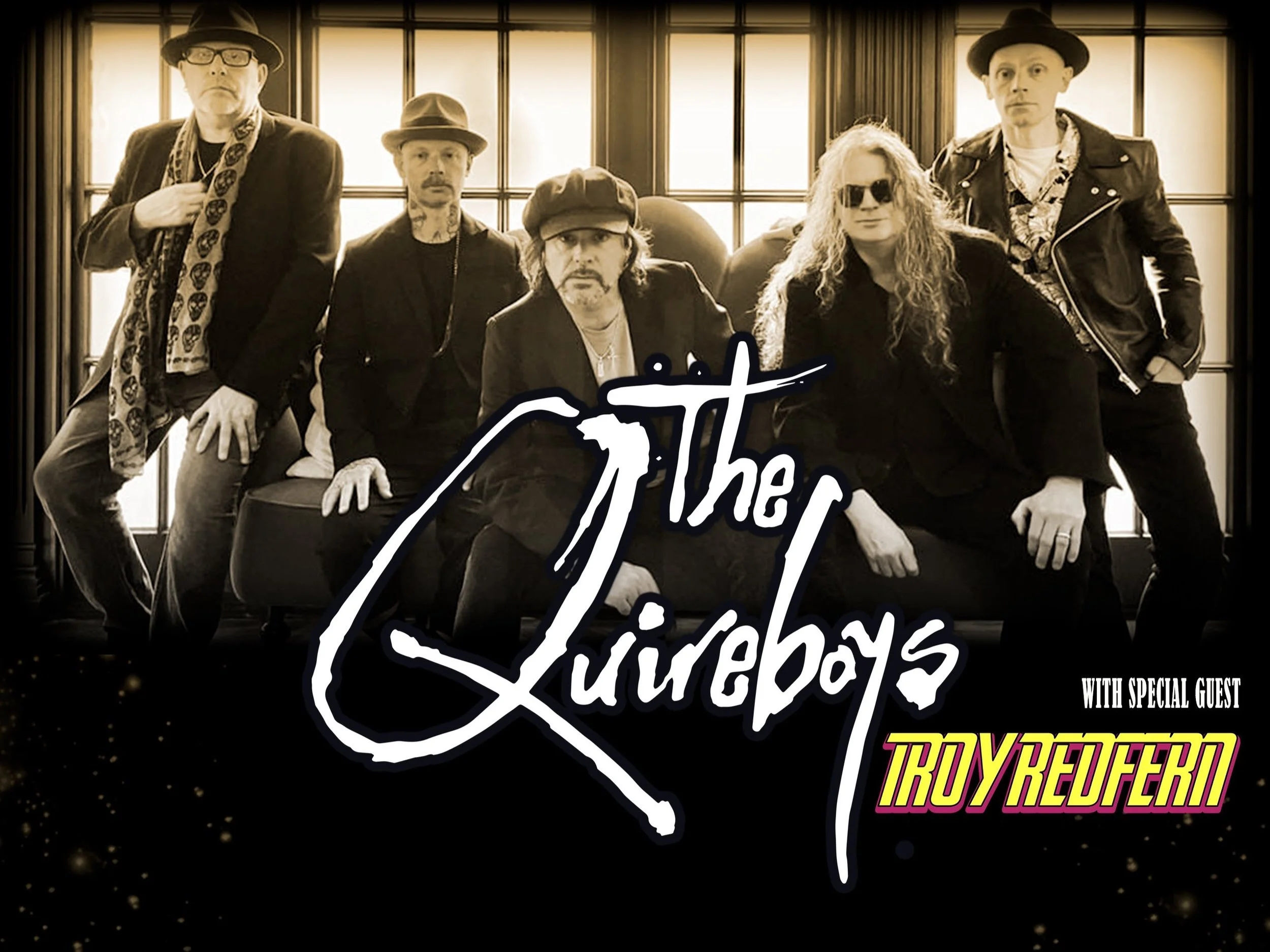 The Quireboys re-scheduled June 2022 dates support from Troy Redfern