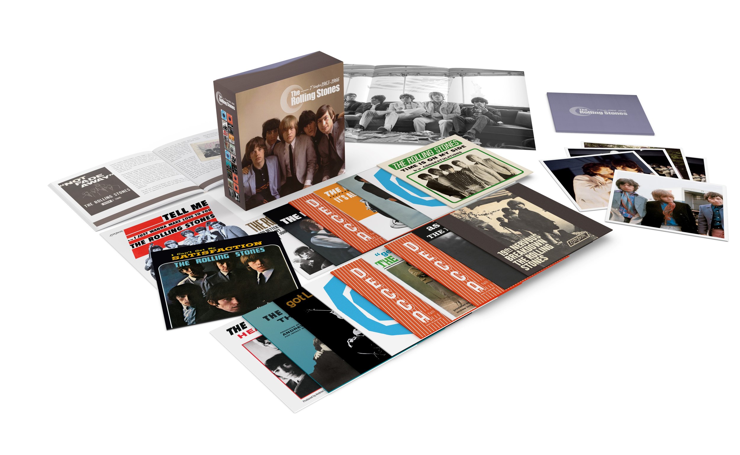 The Rolling Stones Singles 1963-66 box set released 10/06/22