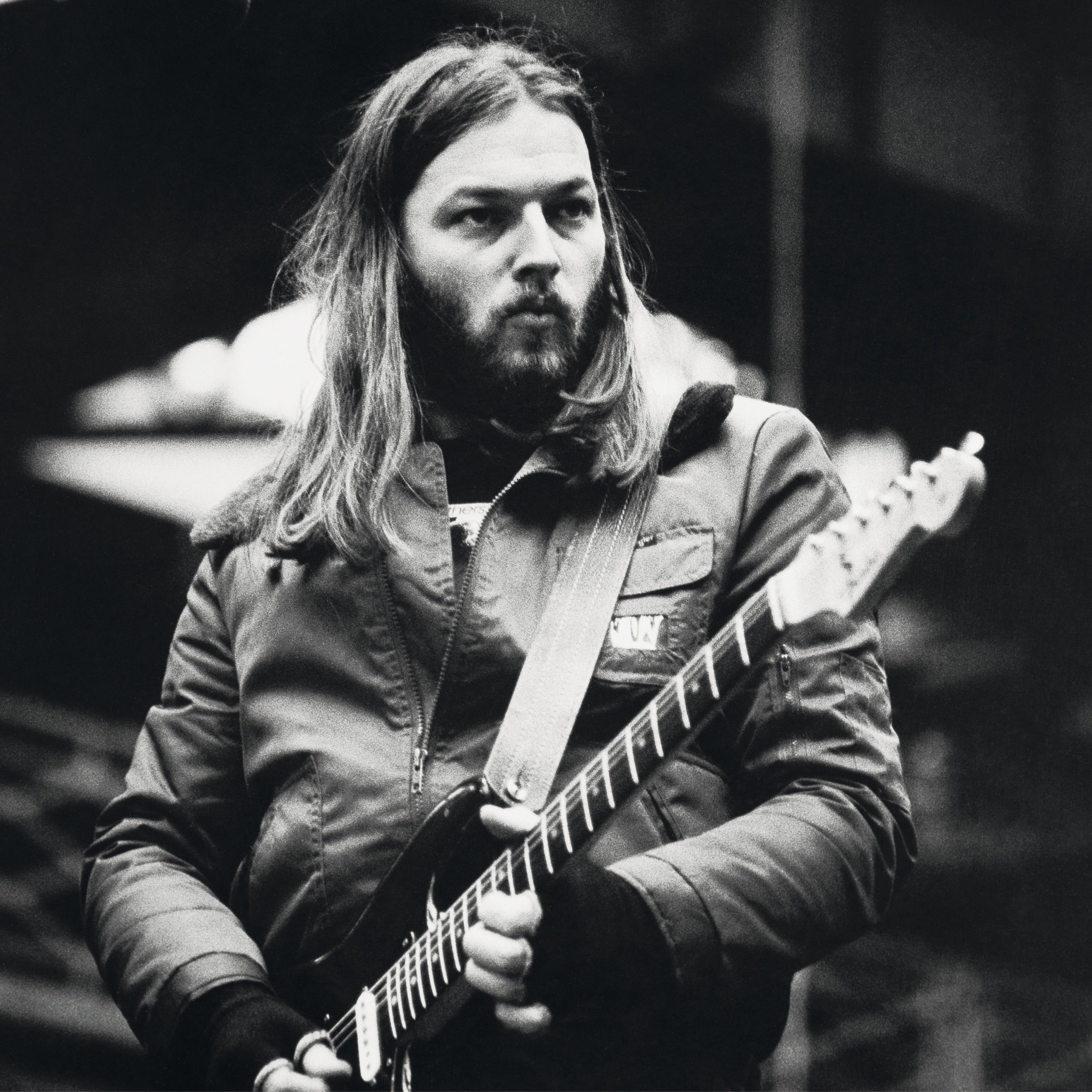 david gilmour - tour rehearsals at olympia london 1977 by aubrey powell (c) pink floyd music ltd.jpeg