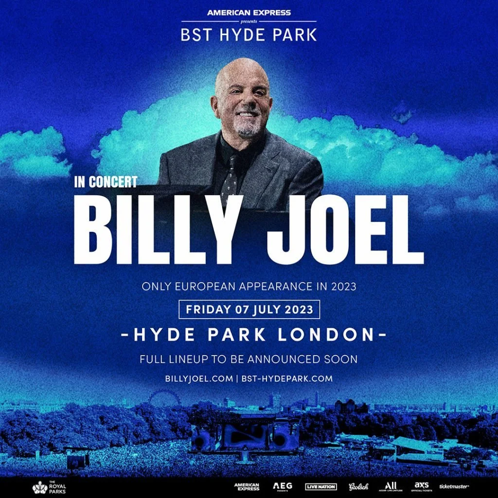 Billy Joel to headline BST Hyde Park 2023.