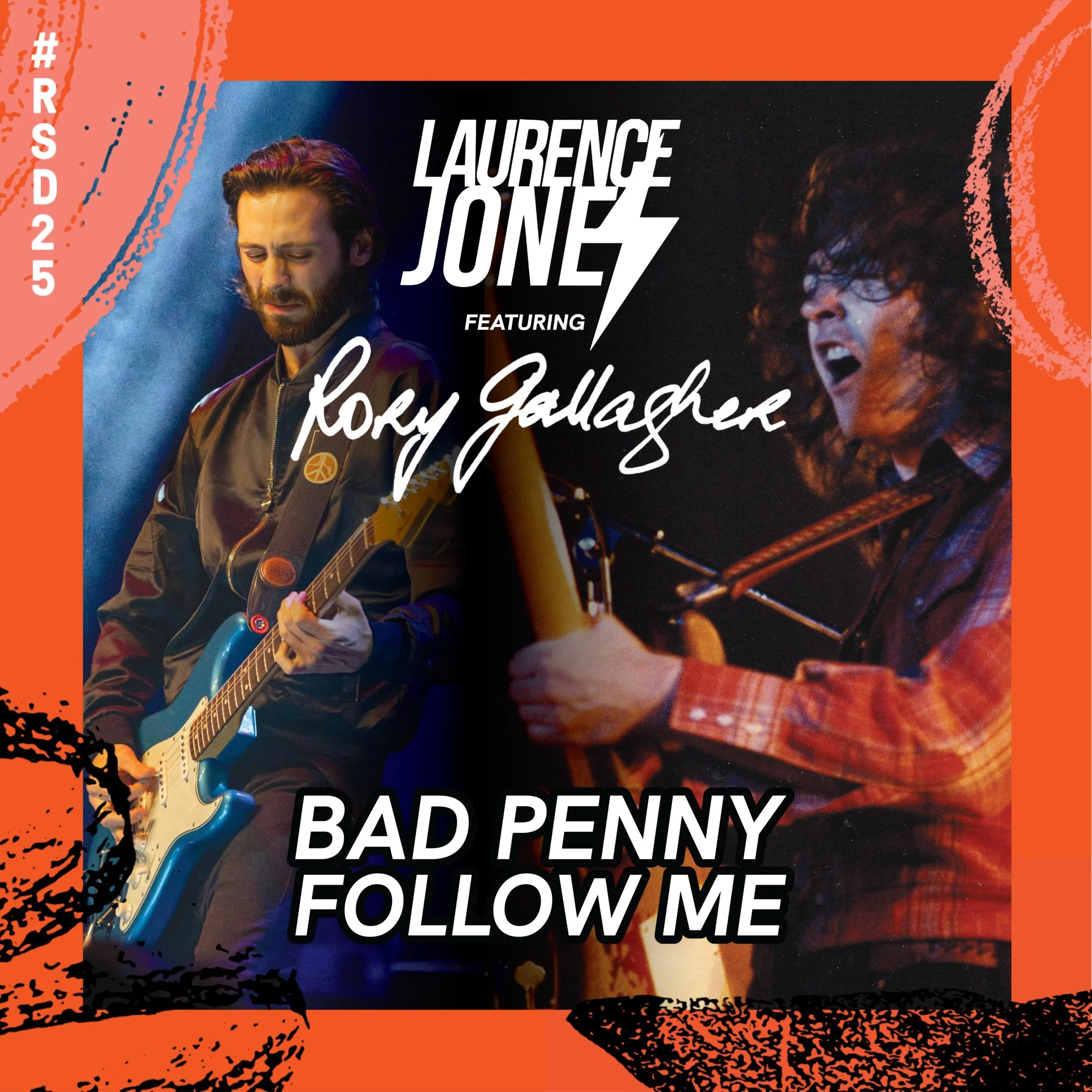 Blues-Rock legend Rory Gallagher to feature on Laurence Jones Record Store Day 2025 Release