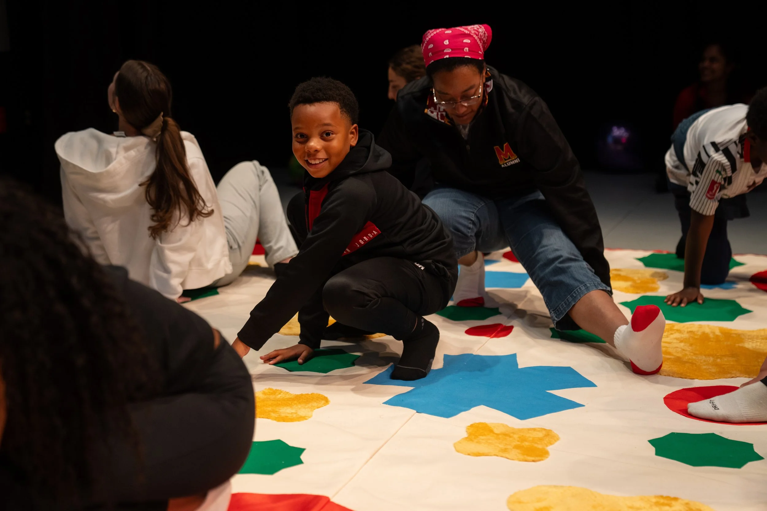   The Data Twist  workshop (2026) with new game board. Image by Taneen Momeni/University of Maryland. 