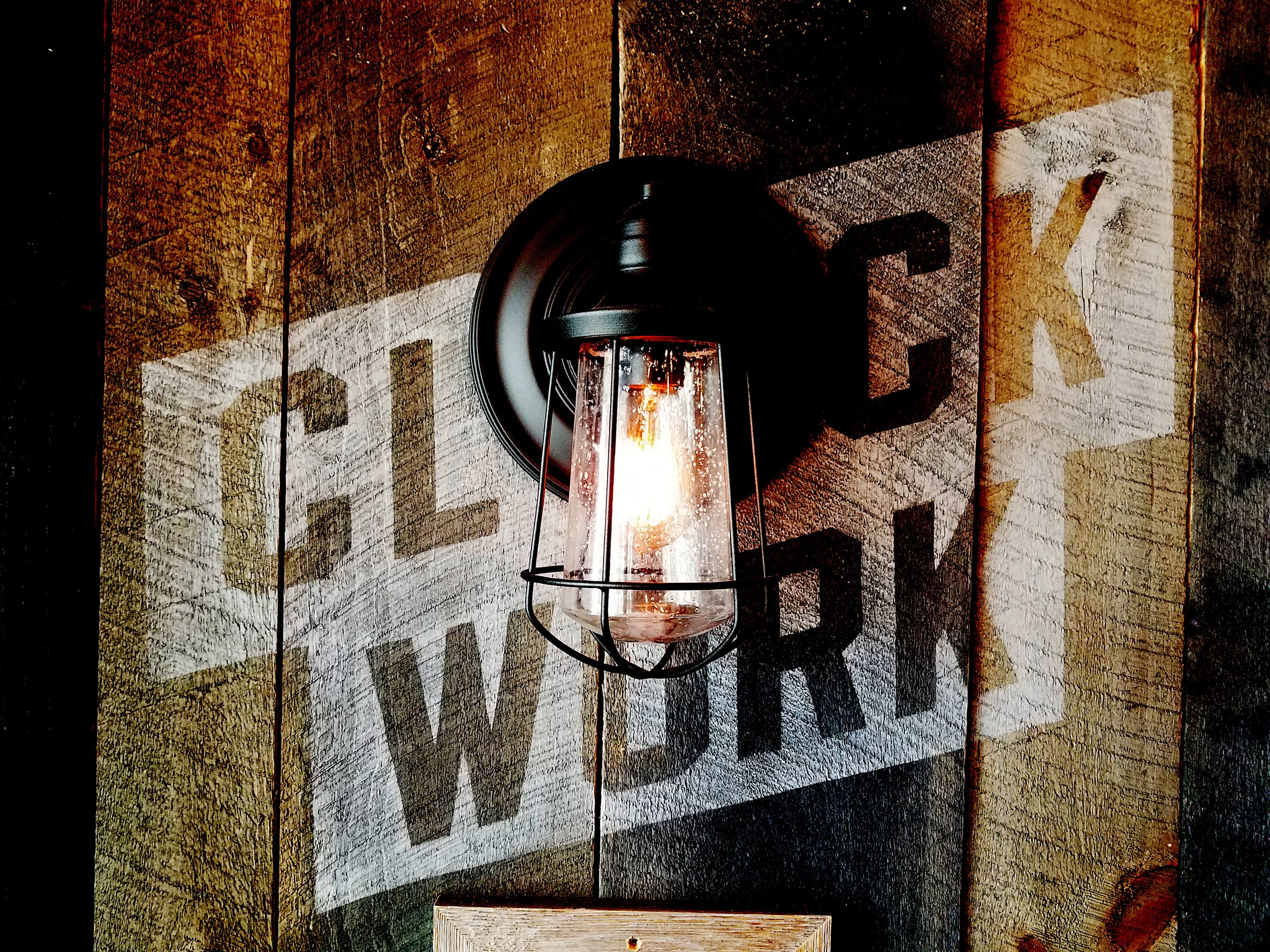 Finished "CLOCKWORK" graphic