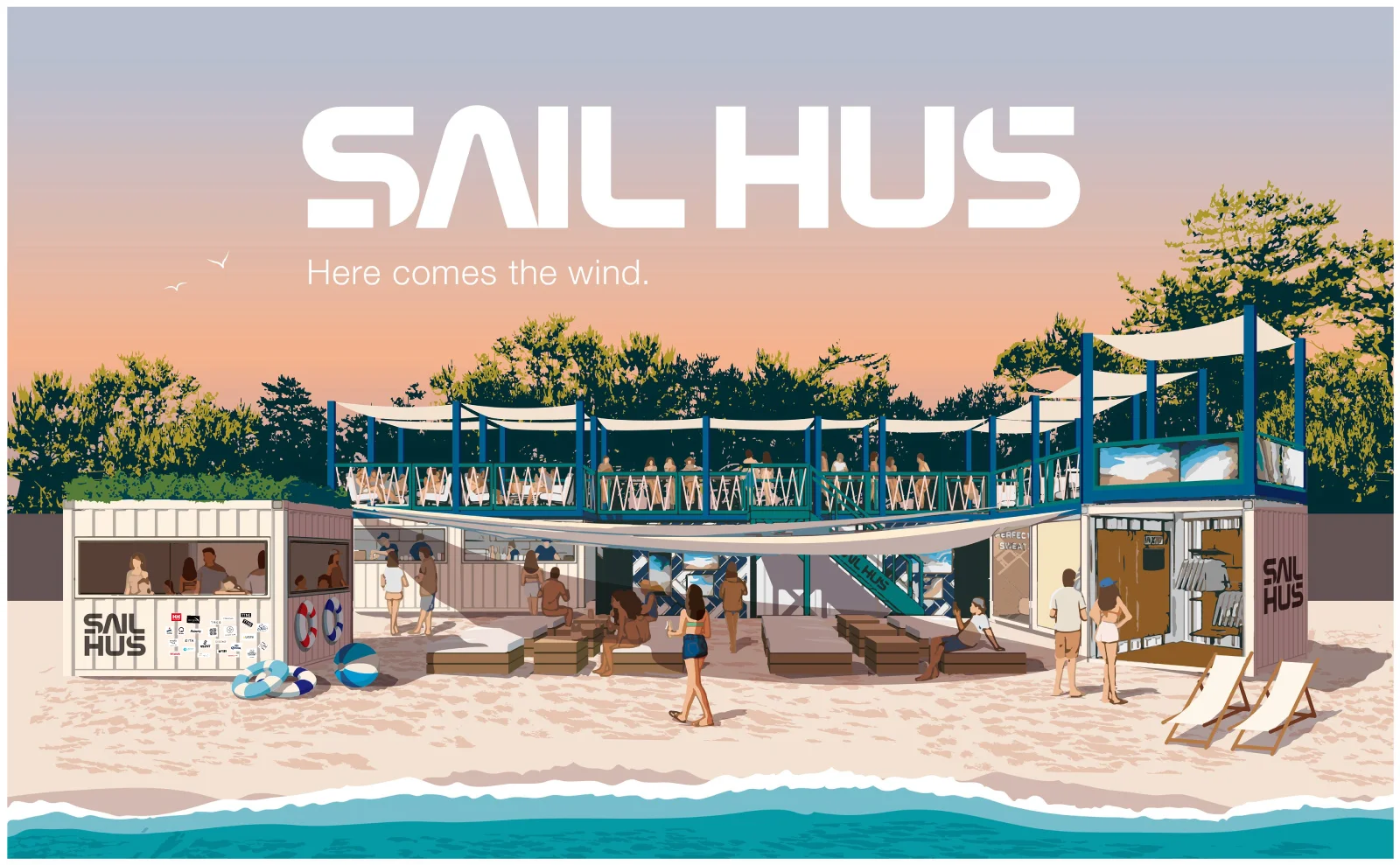 Sail Hus セイルハウス 一色海岸の海の家