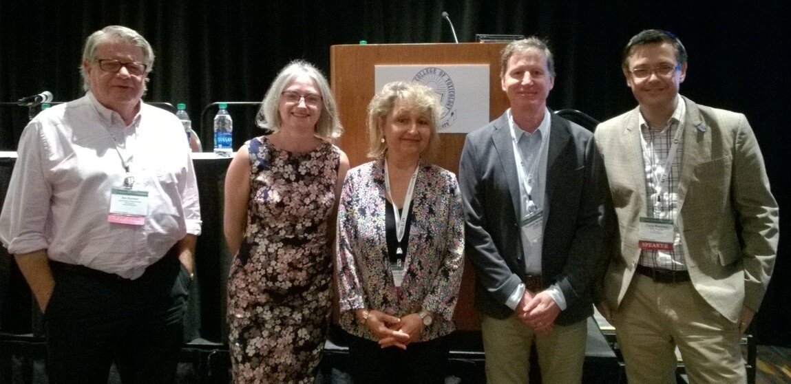 Left to Right: Professor Ian Kimber (chair), Manchester University, UK; Dr Helen Prior, NC3Rs, UK; Dr Virginie Boulifard, Ipsen Innovation, France; Dr Tom Monticello, Amgen, USA and Dr Frank Brennan, UCB, UK.