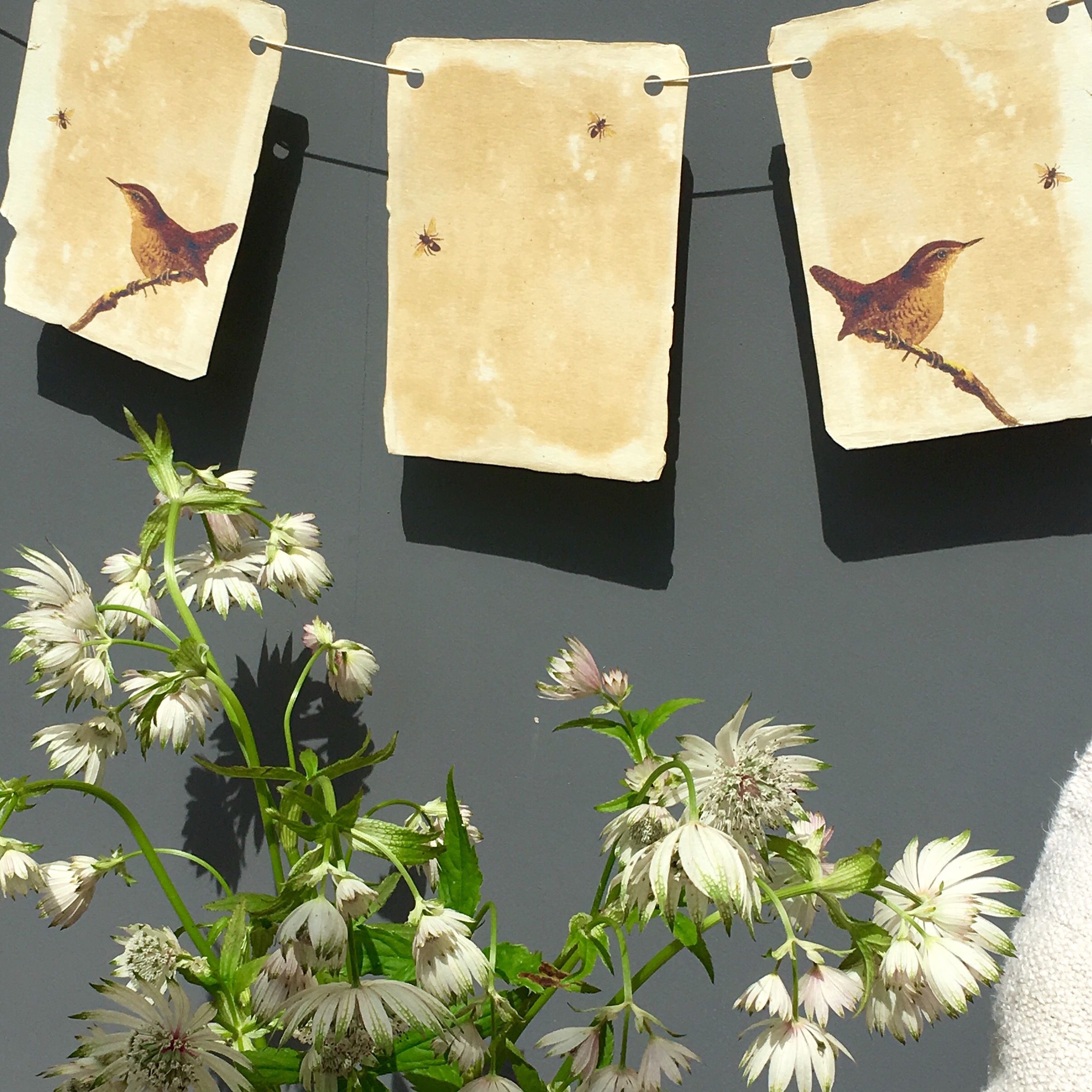 Exclusive hand cut paper bunting