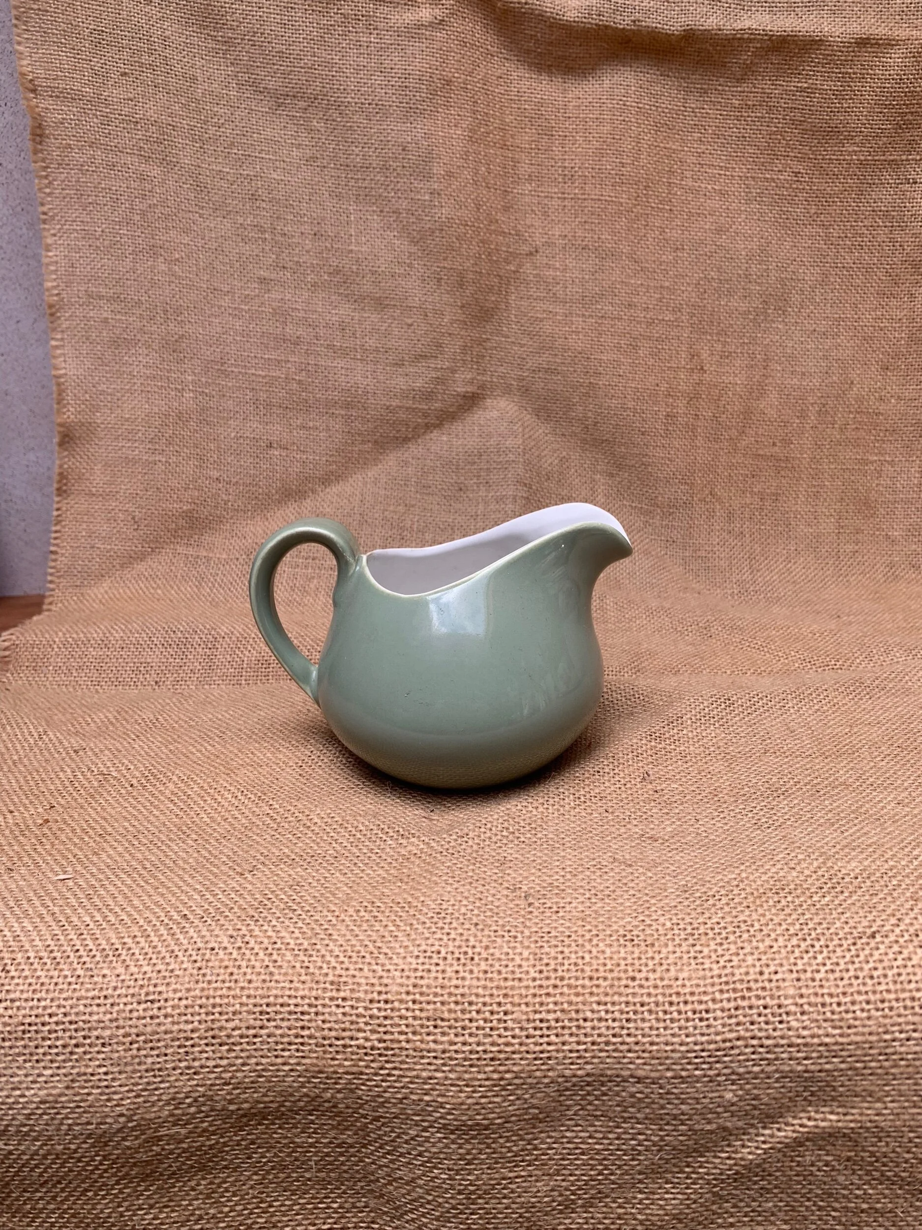 Sage green milk jug