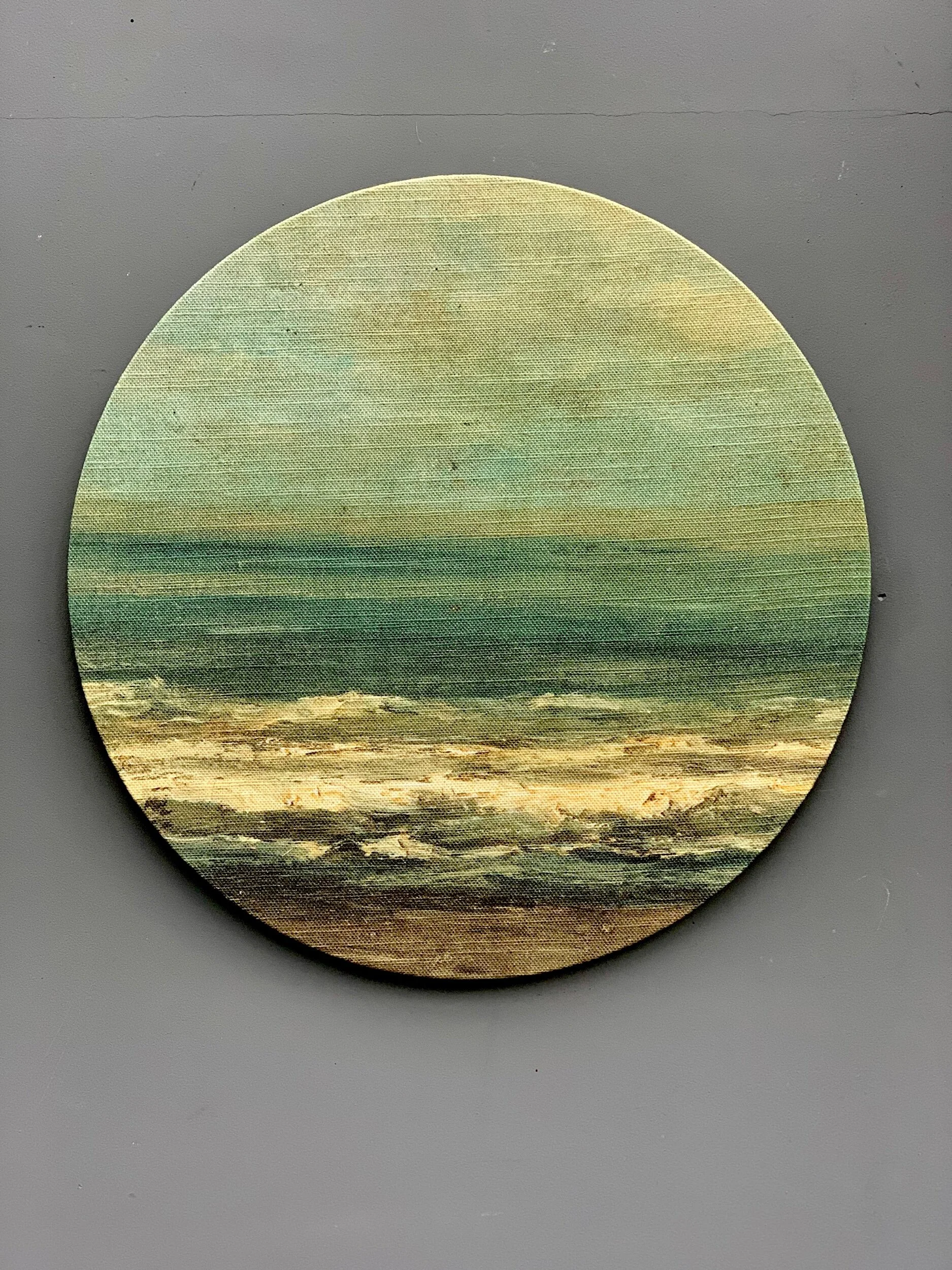 Dark seascape roundel