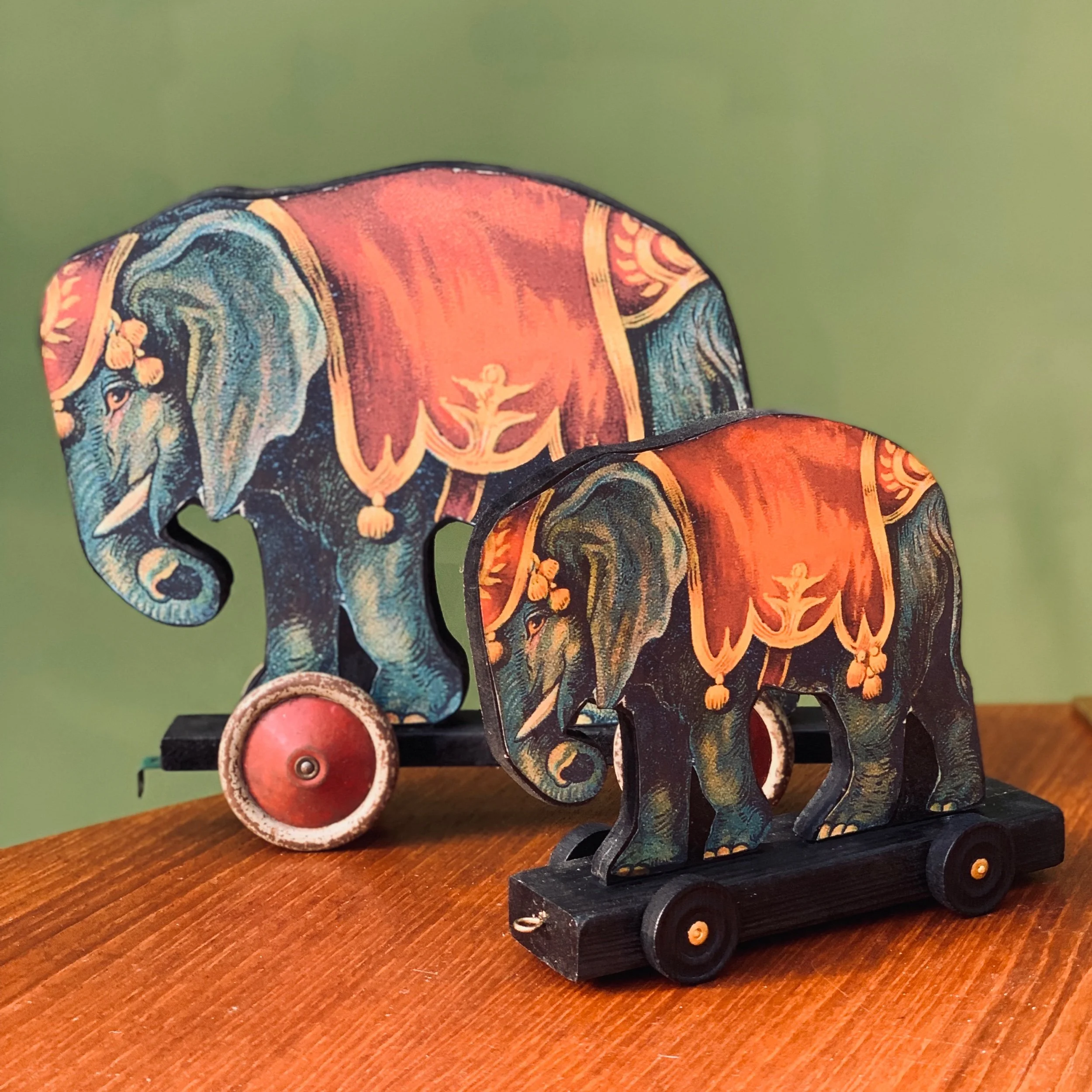 Circus Elephant on Wheels