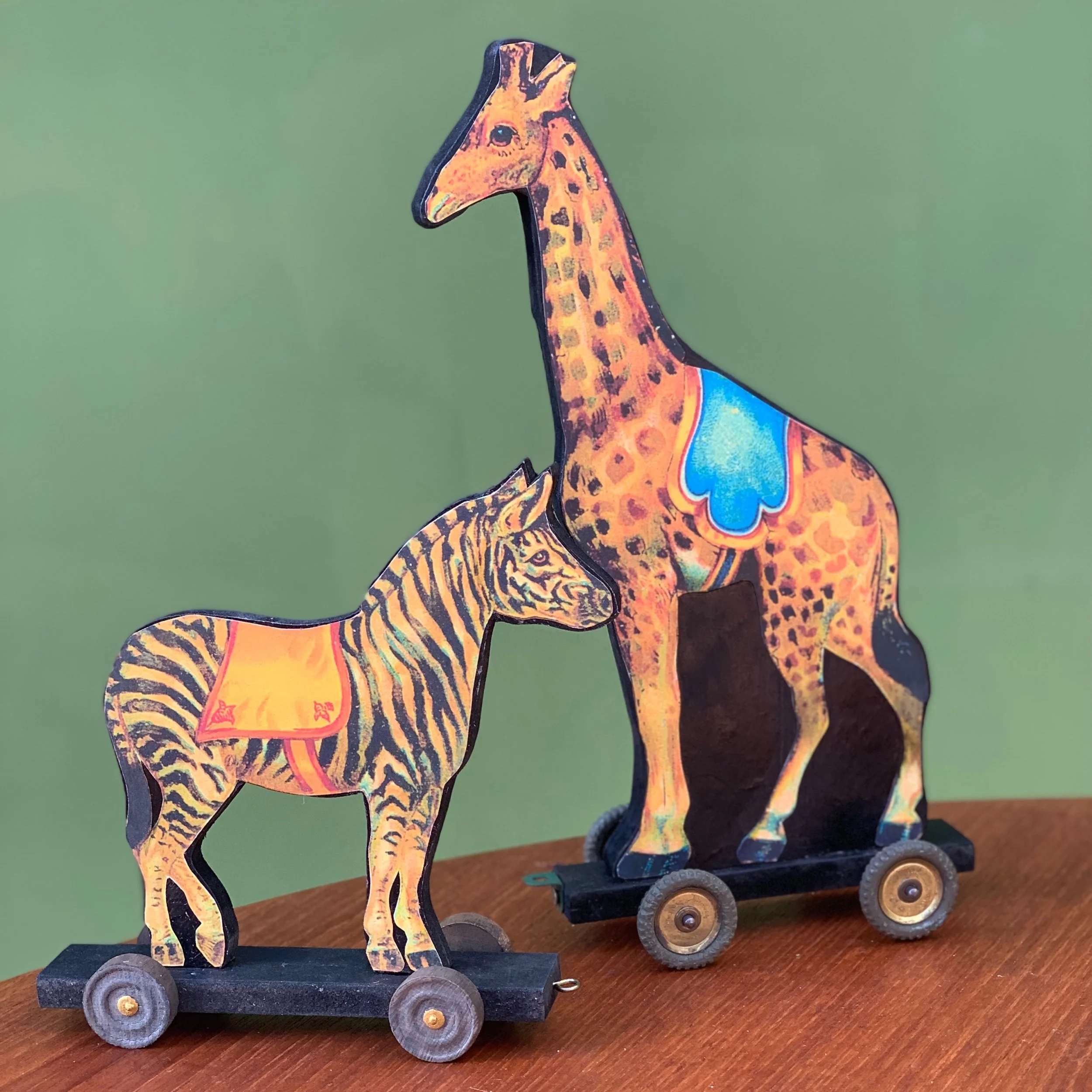 vintage style animal cut outs