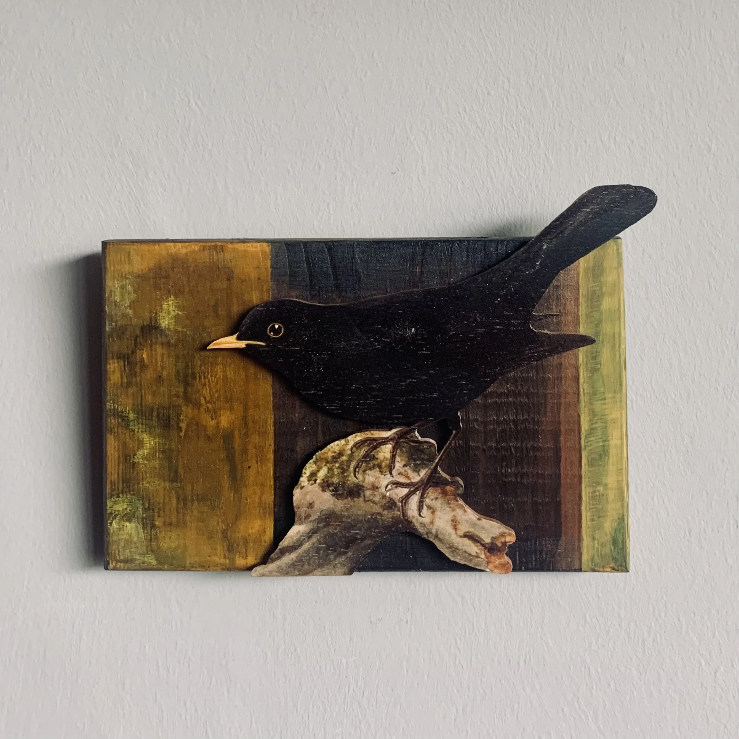 Rustic Blackbird Assemblage