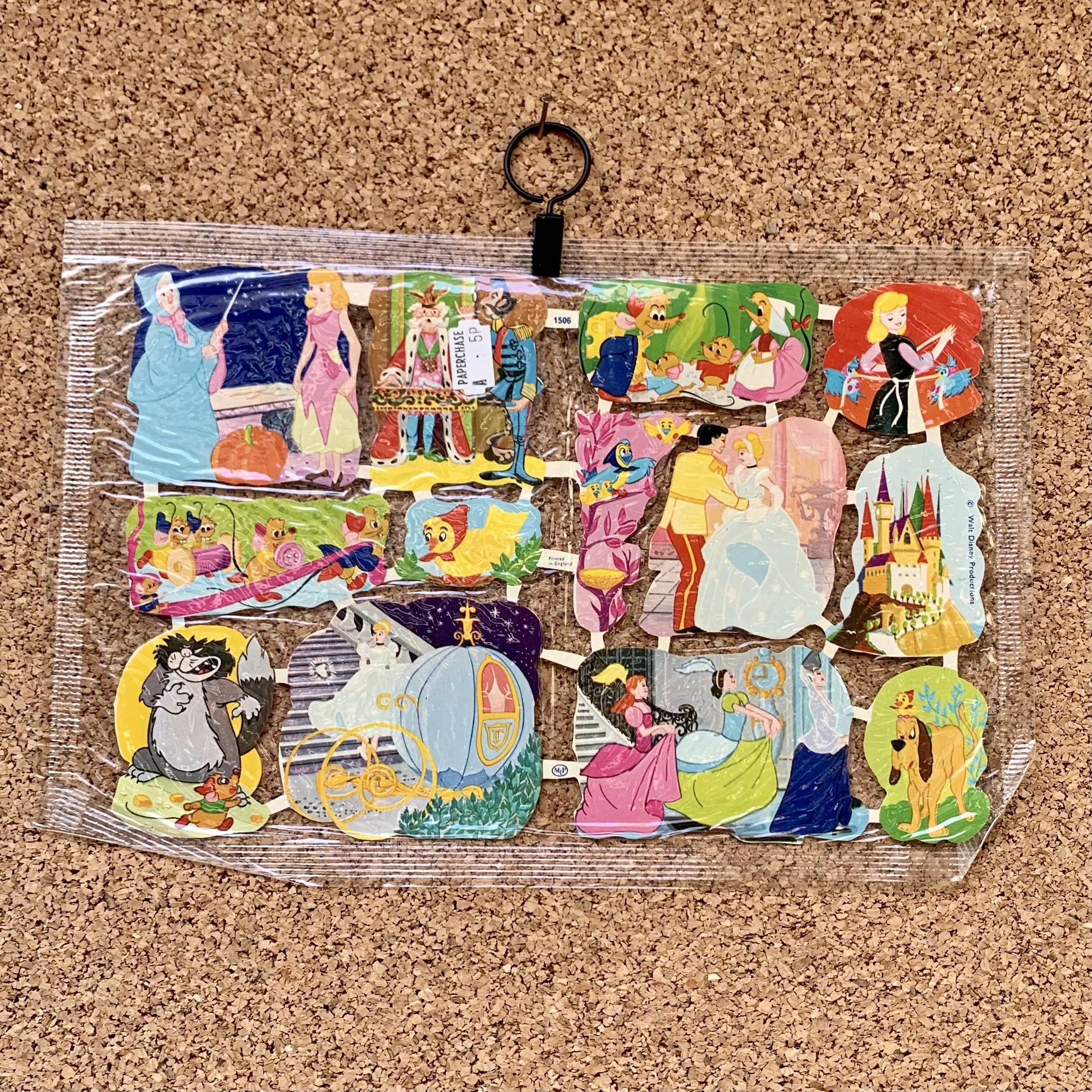 Vintage Cinderella Scrap Sheet