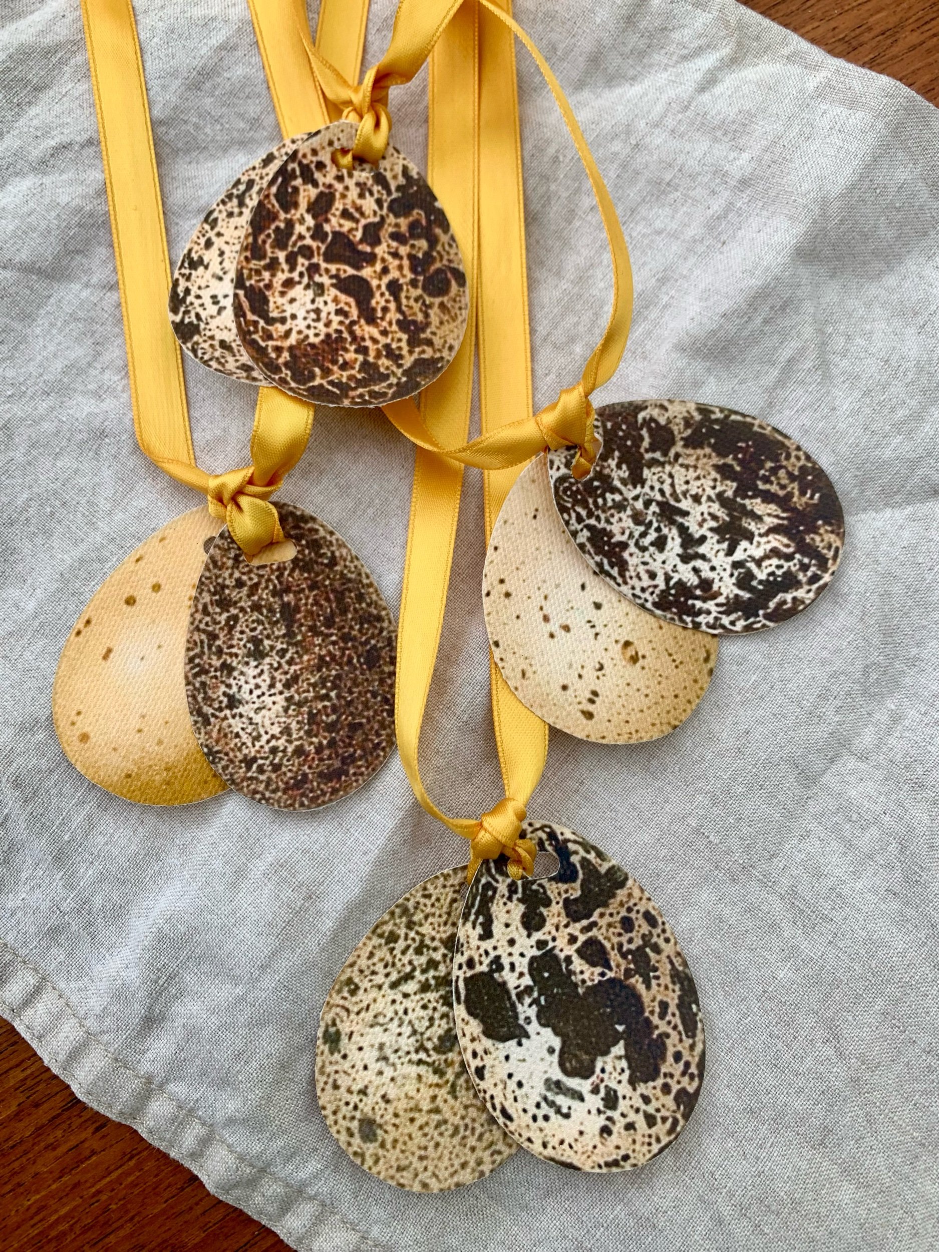 speckled egg napkin ties.jpeg