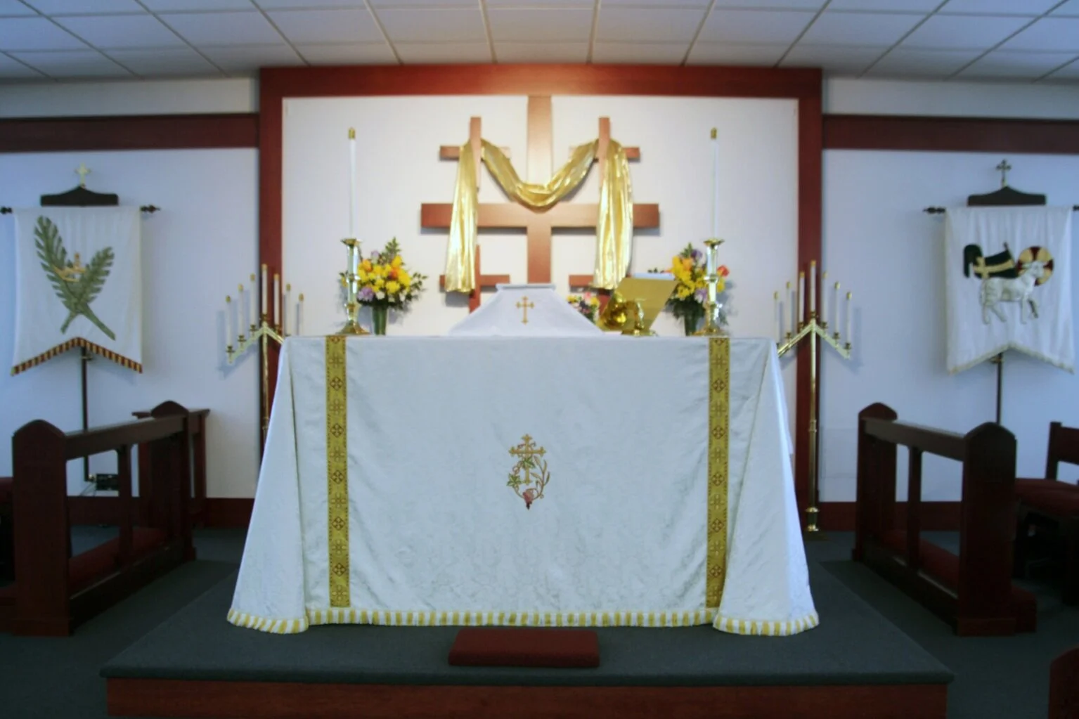 You are invited to attend a service in person on Sunday, October 4