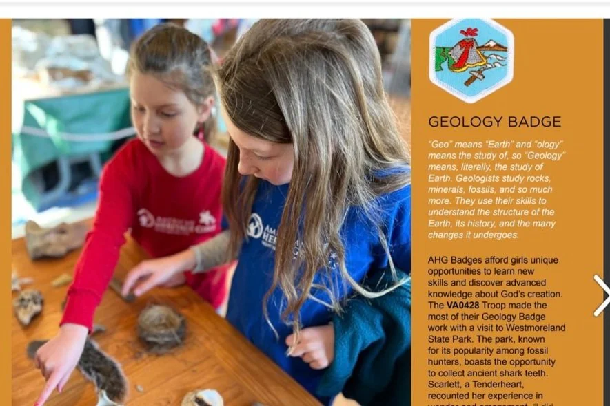 All Saints' American Heritage Girls Troop Featured!