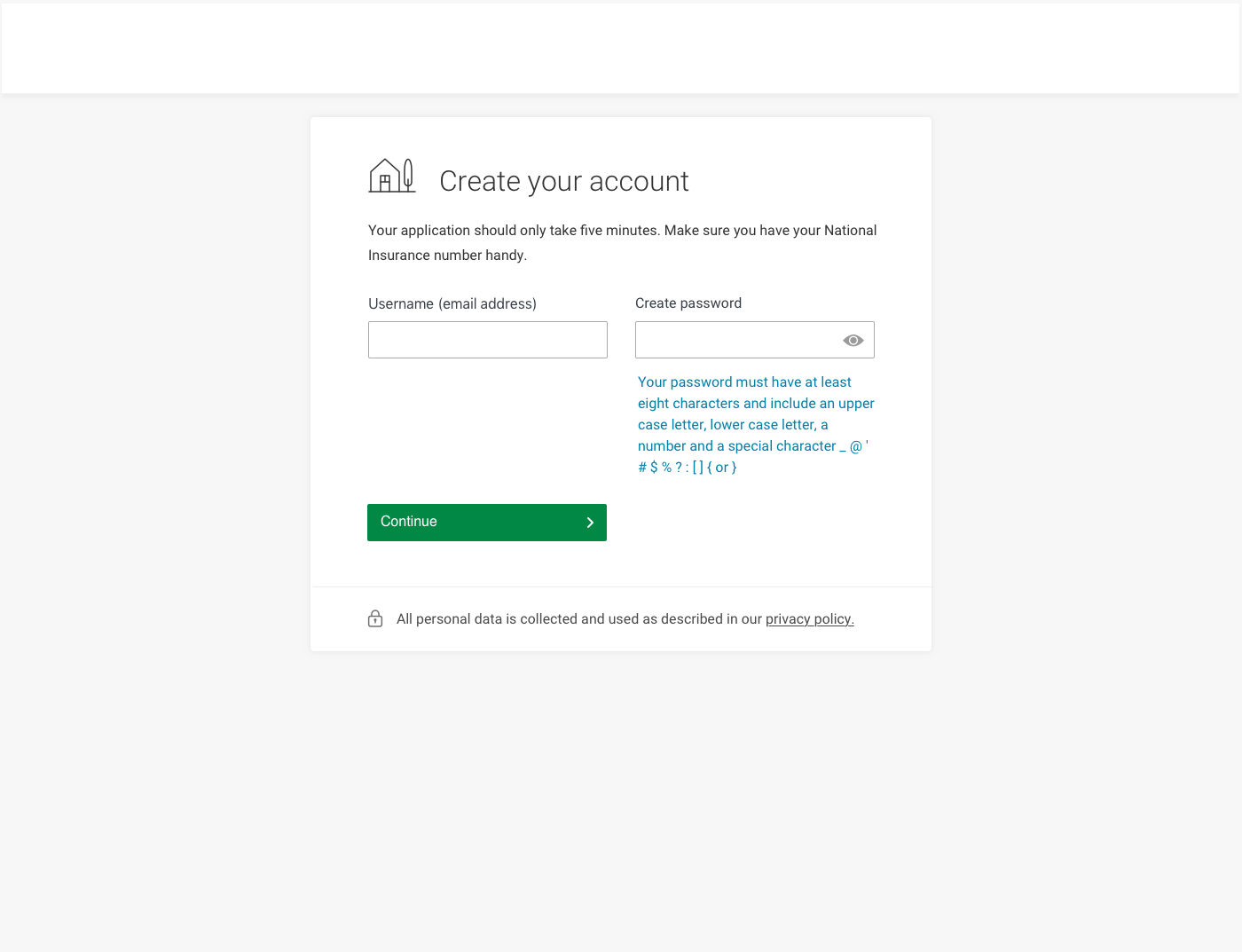 1.1 Login page (password message).png