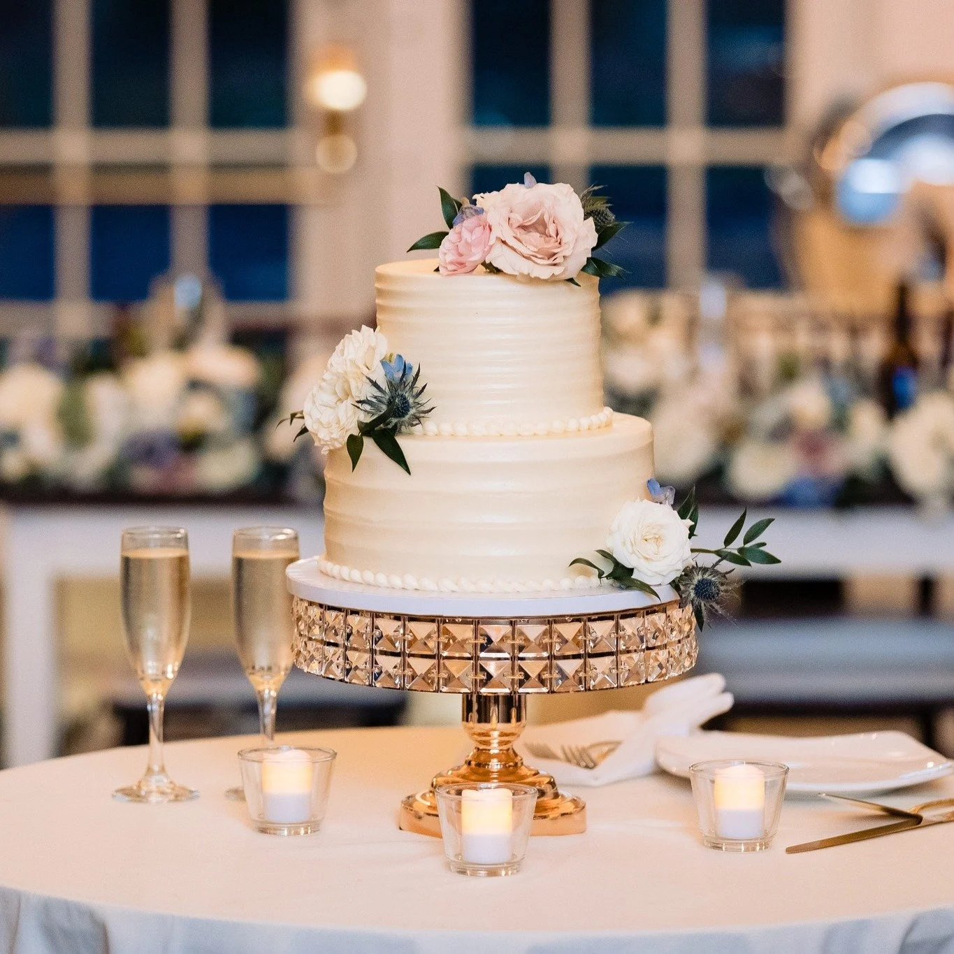 Becca + John 5.20.23
-Wedding Cake-
Photographer: @stephenwhiting 
Florist: @sarahsfloral
Makeup: @bombchellebeautymua 
DJ: @djdannywalsh 
Videographer: @pirateslanevideo 
Donuts: @pvdonuts 
Cake: @sweetsenseglutenfree 
Bride: @_beccadoran
Groom: