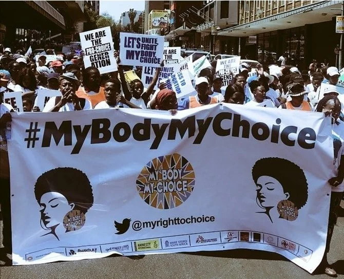 The My Body, My Choice campaign organised a march for reproductive justice. The march took place on September 28 2019 on the global day of action for safe and legal abortion. 