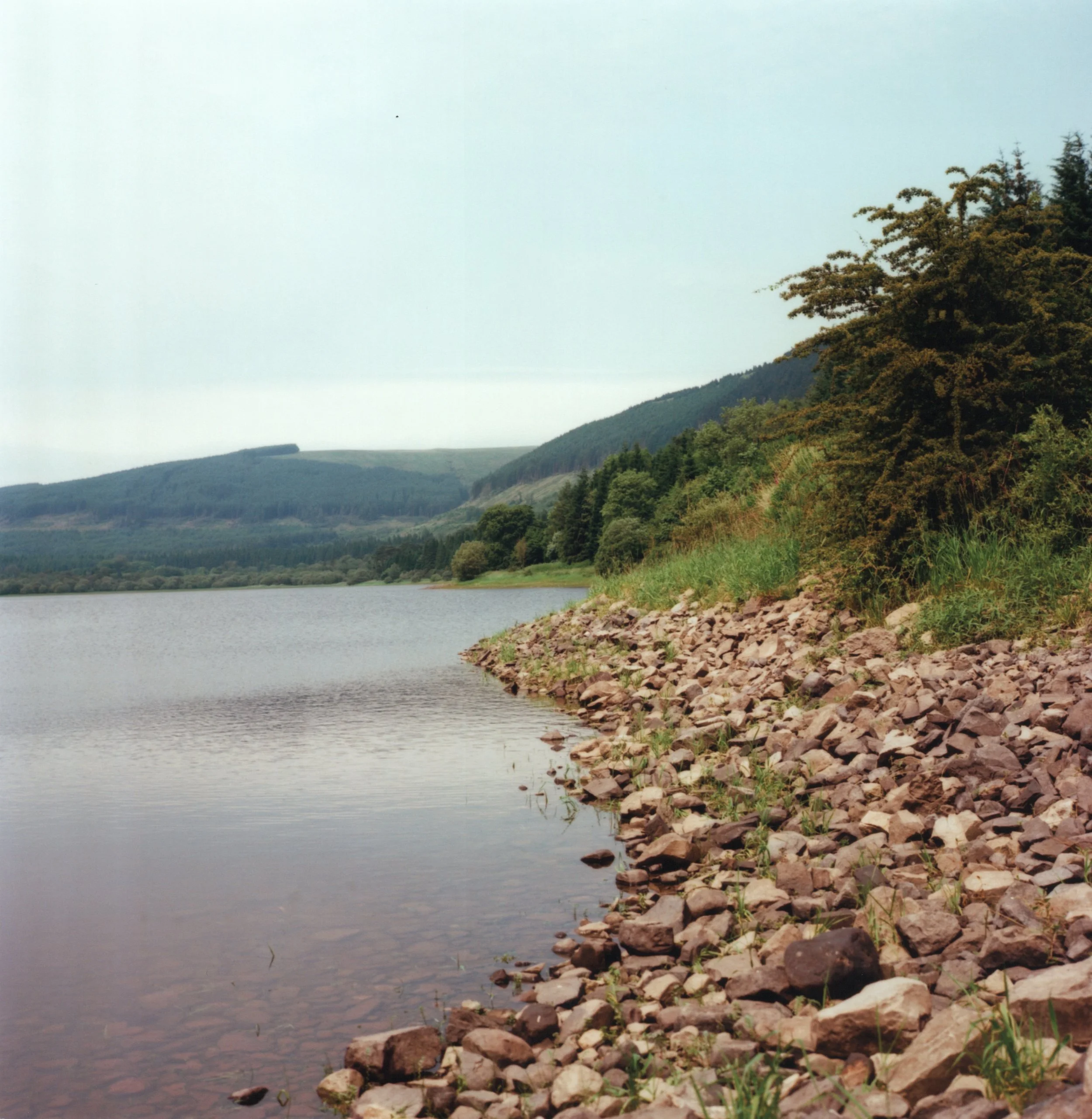 Pontsticill Reservoir. Zenza Bronica S2A, Kodak Ektar 100.