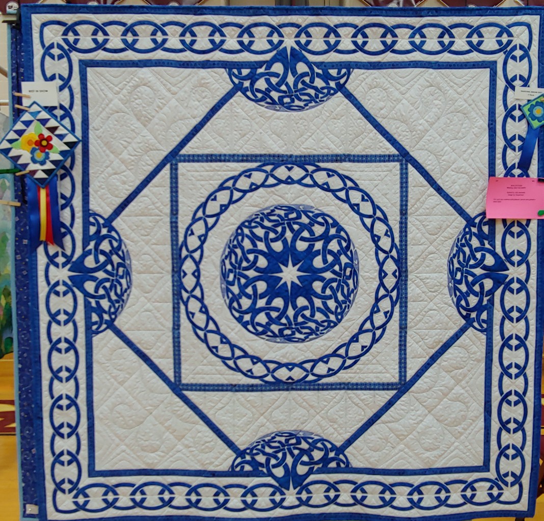 Best of Show and 1st Place Traditional Medium Quilt