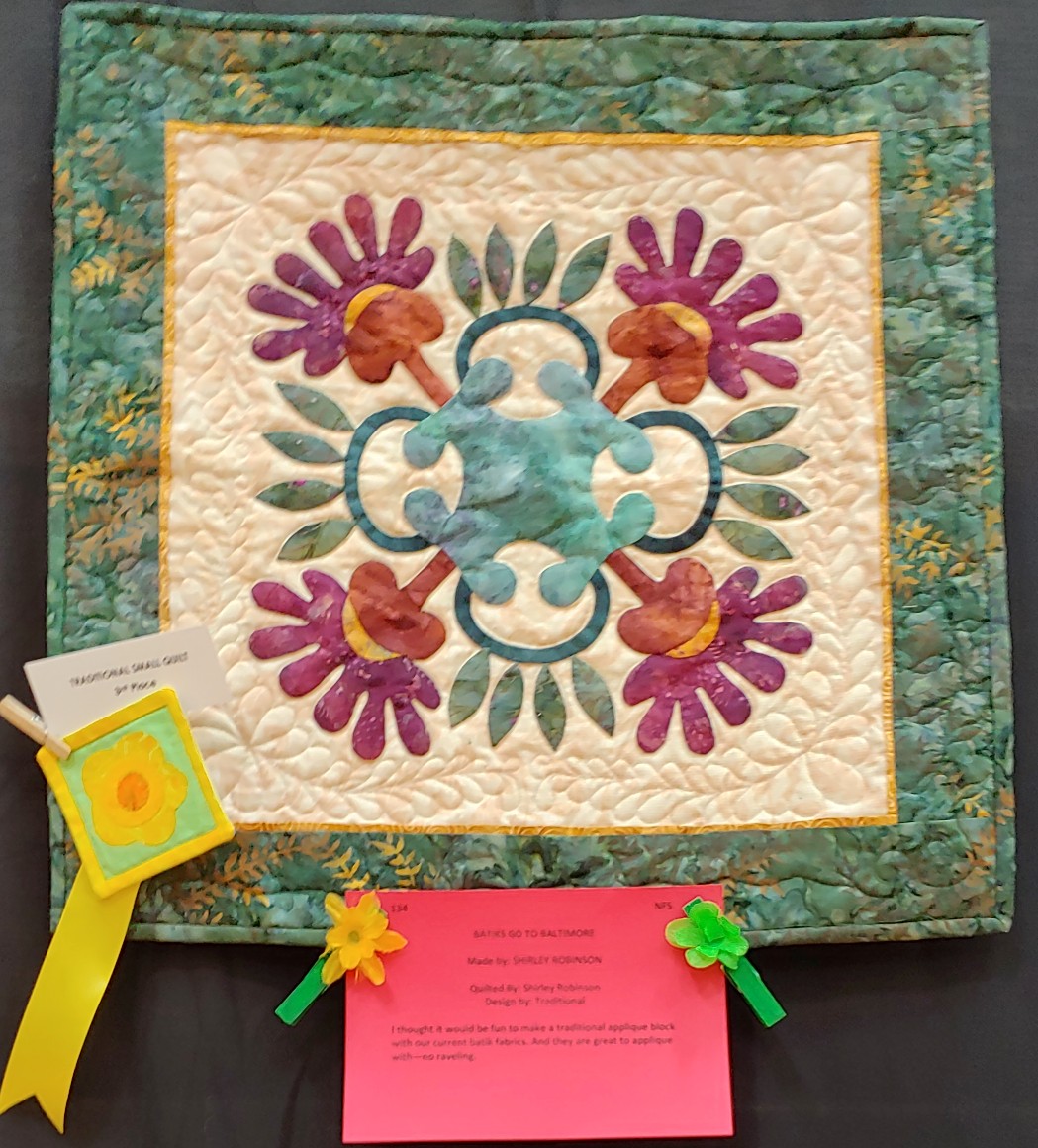 3rd Prize Traditional Small Quilt