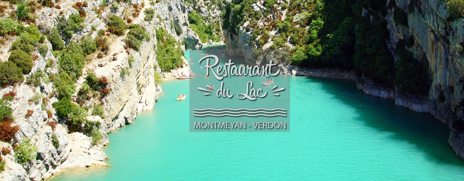 Le Restaurant Du Lac à Montmeyan Lac De Quinson Gorges