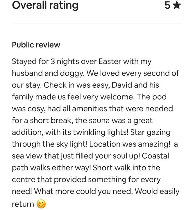 A lovely 5 star review for Seiriol Pod 🤍
⭐️⭐️⭐️⭐️⭐️ 

https://www.strandcaravanpark.com/pod-holidays

#diolch #thankyou #glamping #luxuryglamping #luxuryglampingpods #caravanholidays #seaviews #mountainviews #dogfriendly #benllech #ynysm&ocirc;n #an