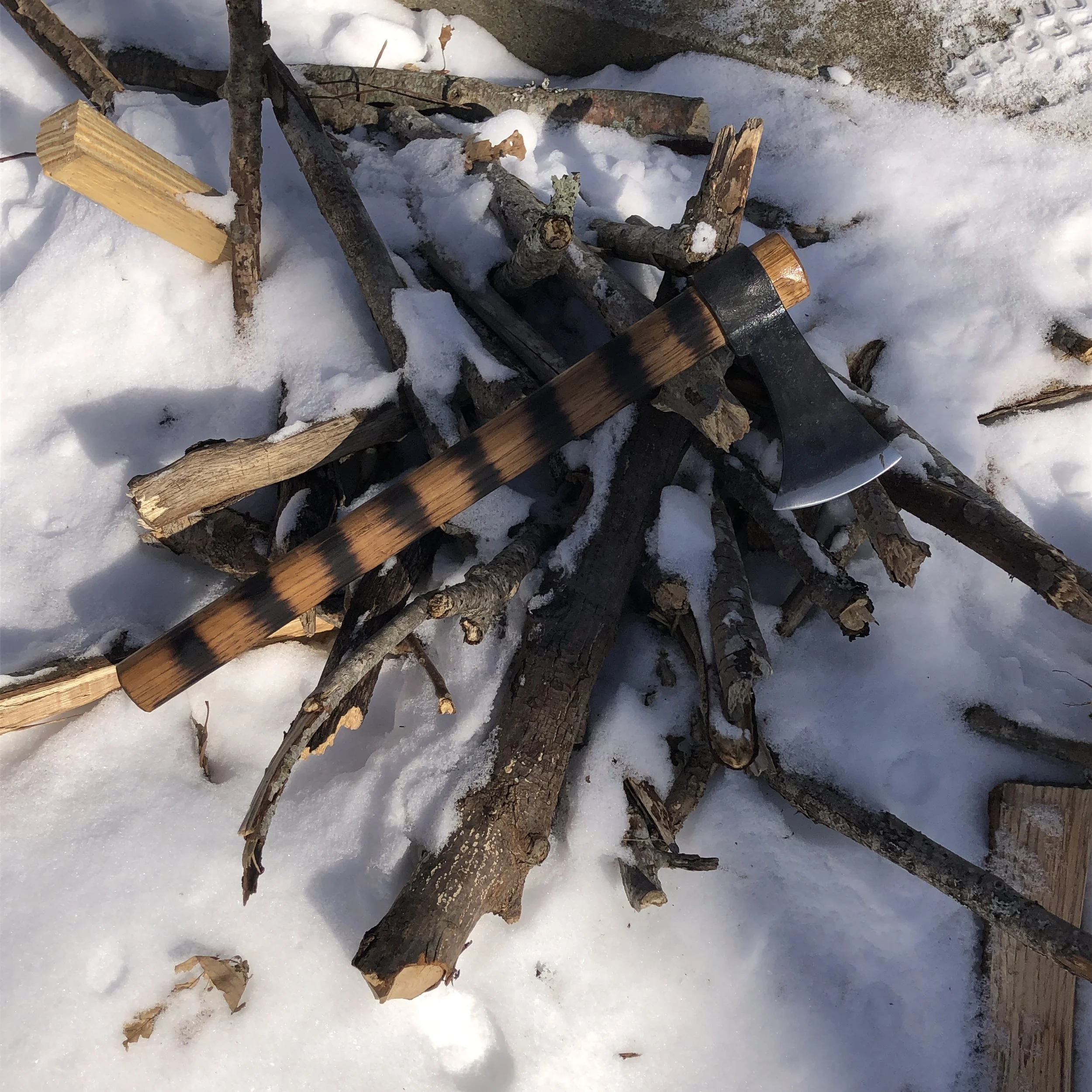 Red Tail and Sharp Shin Tomahawks — Nicholas K. Downing