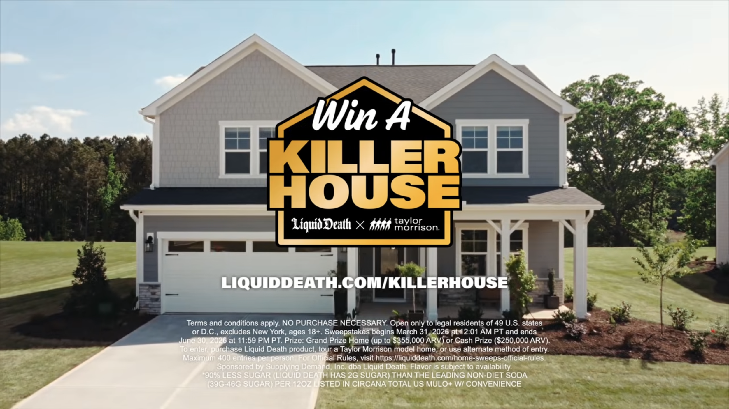 LIQUID DEATH x TAYLOR MORRISON HOMES