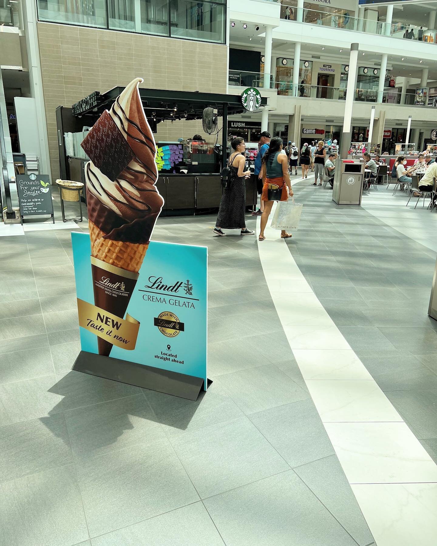 What&rsquo;s better than ice cream during the summer&hellip; when it&rsquo;s made with Lindt Chocolate! 
🍦🍫

Love how these display cutouts came out for @lindt_usa 💕

#graphicdesigner #graphicdesign #retaildisplay #diecut #printdisplay #designer #