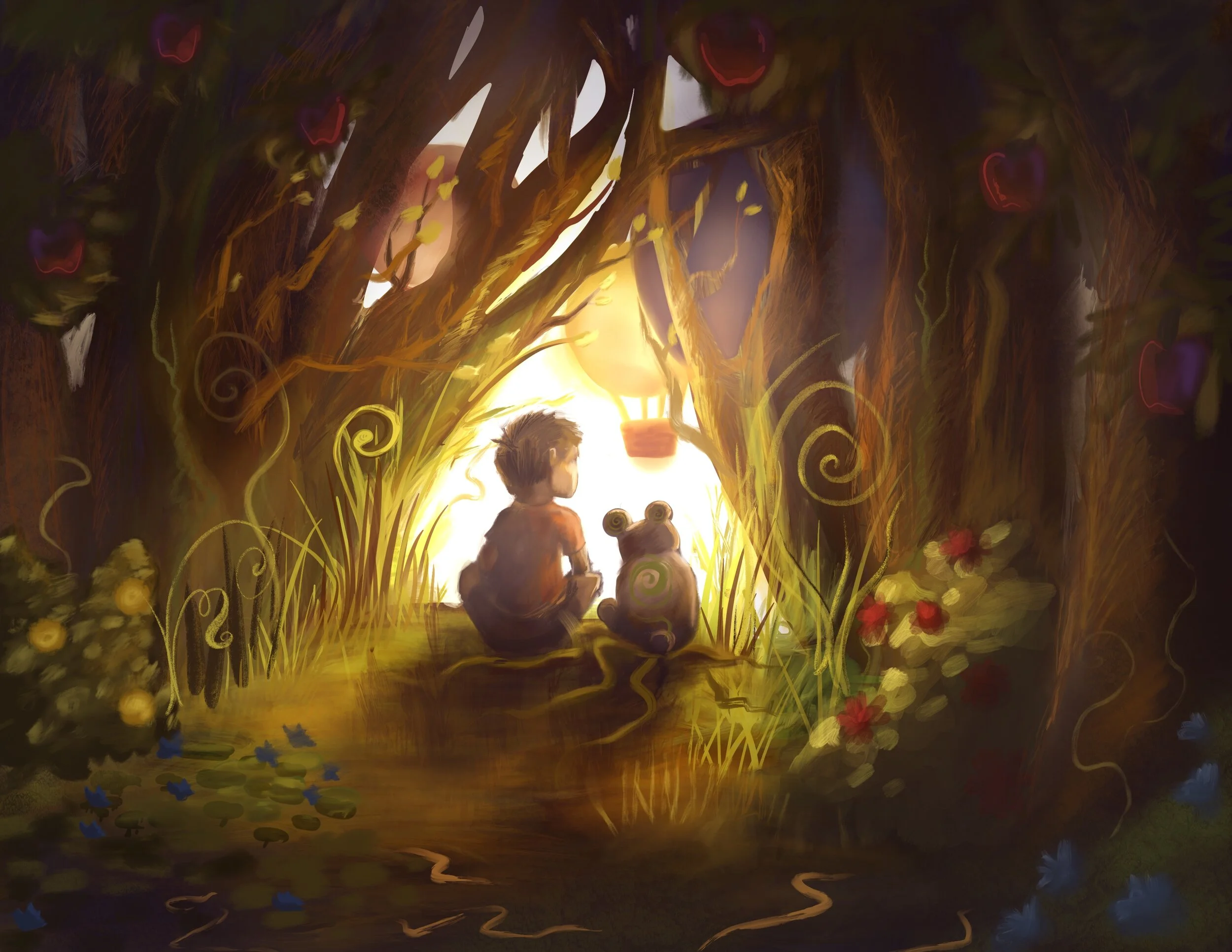 Where we waited out the storm