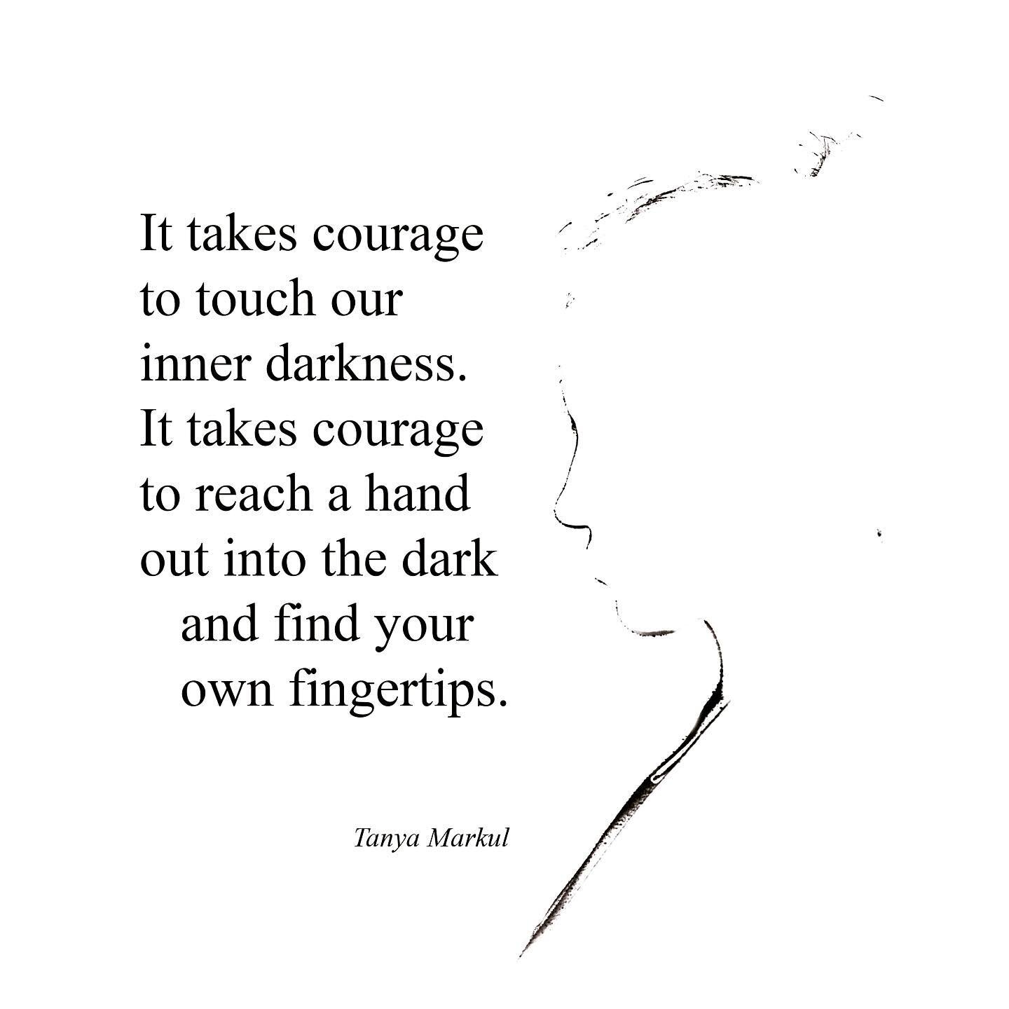 Reach in + find yourself. You got this. ❤ 
.
.
Thank you for following @tanyamarkul 🙏&hearts;️