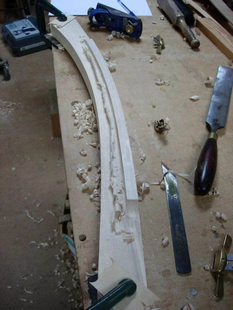 Working Through The Tricky Design Of A Medieval Harp Together