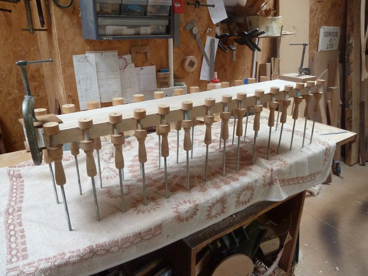 Middle Ages Instruments Being Created