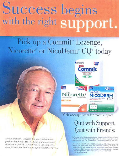arnold palmer cigarette poster 1960 PGA Golfer Smoking Glossy 8x10 Golf Photo Print Legend Arnold Palmer | Green Bean