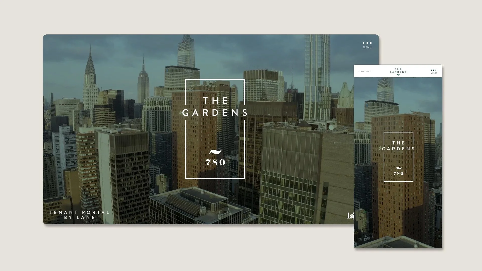  Organized across 3 sections, the website provides useful information to potential tenants and introduces the building’s new identity and offerings. The Building and The Experience sections utilize one page scroll navigation for easy access to catego